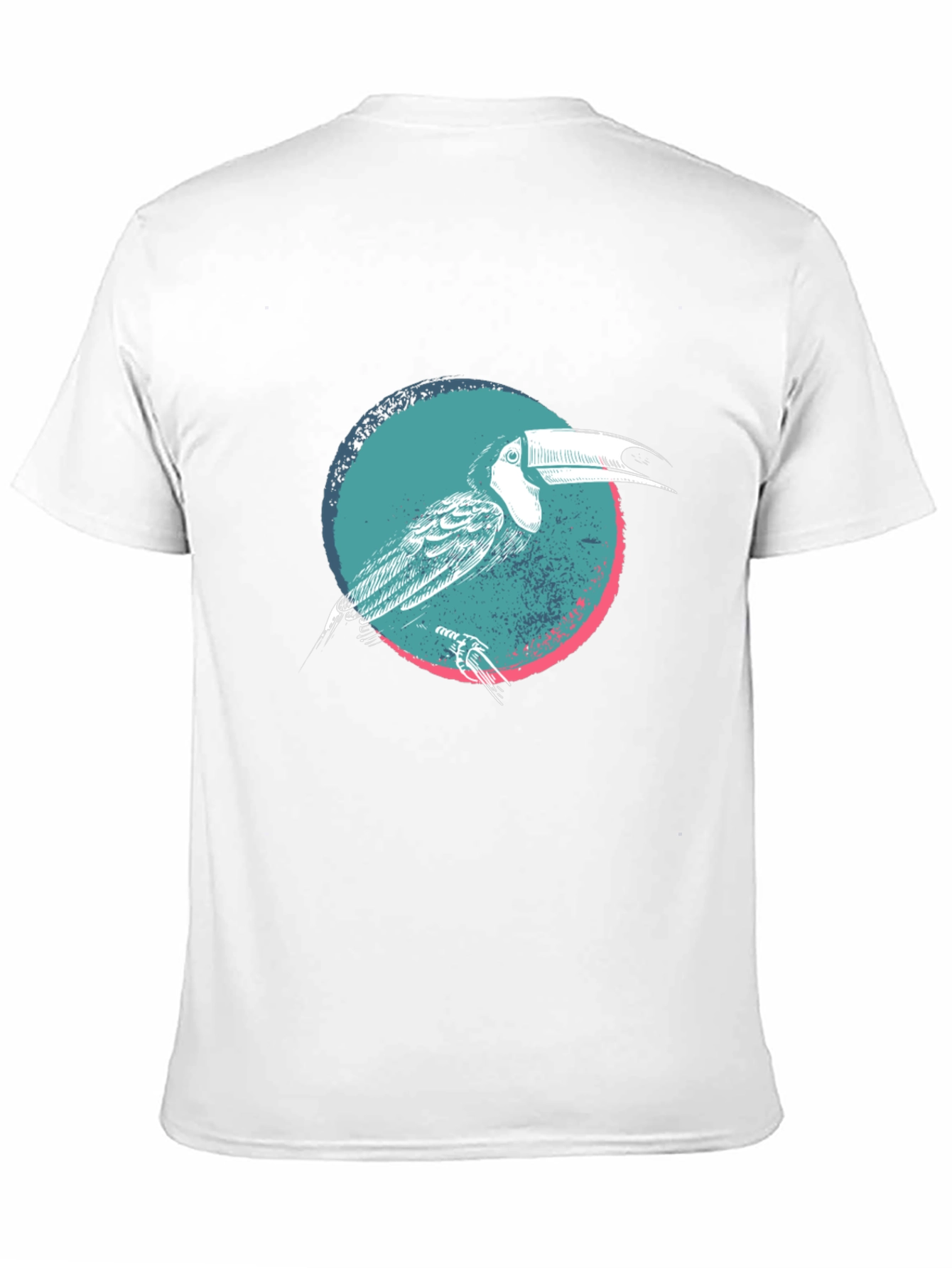Toucan Graphic Print Black T-Shirt