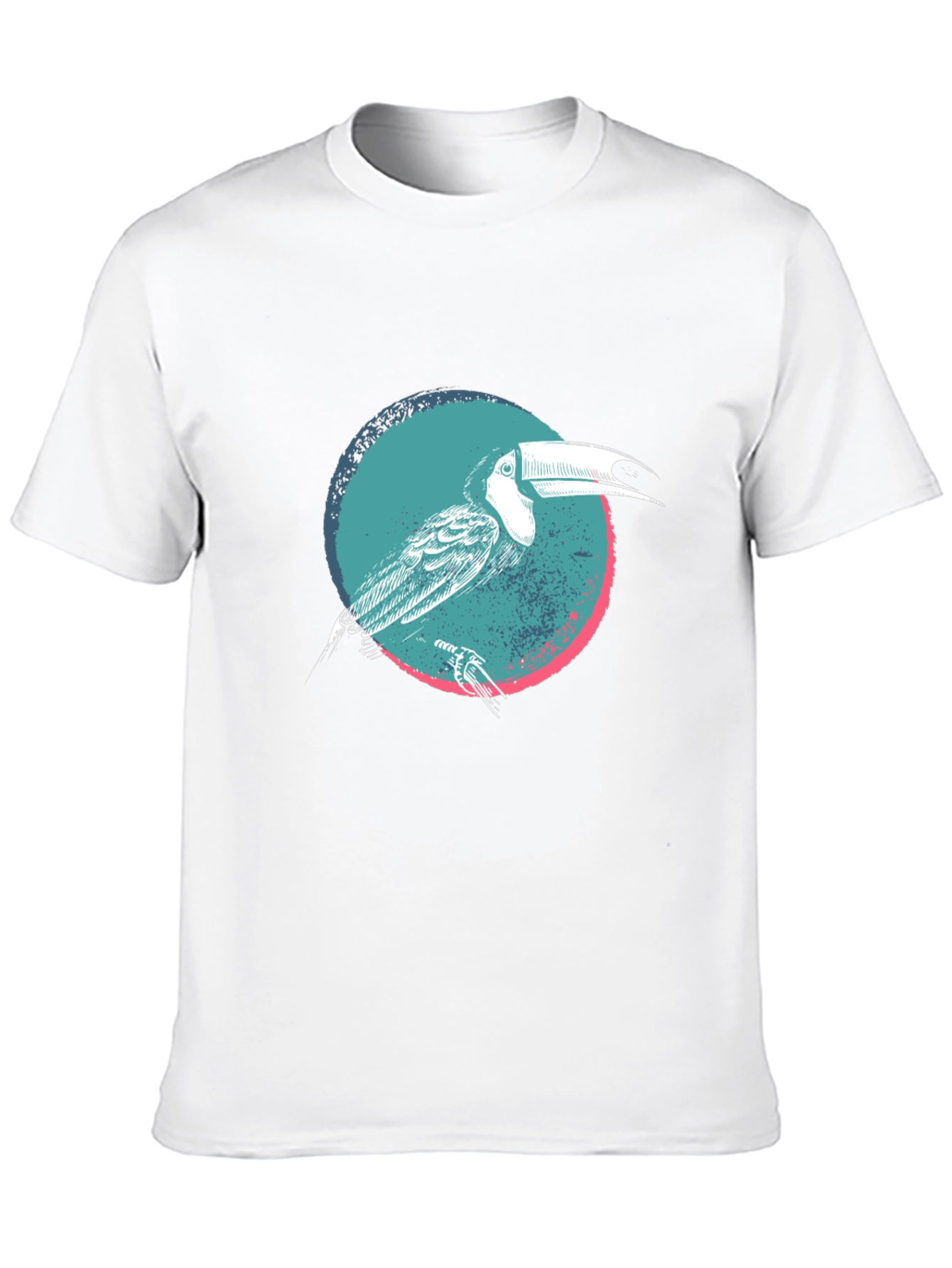 Toucan Graphic Print Black T-Shirt