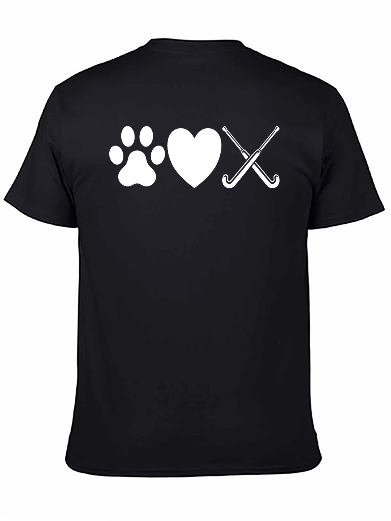 Paw Heart Hockey Graphic Tee - Unisex T-Shirt