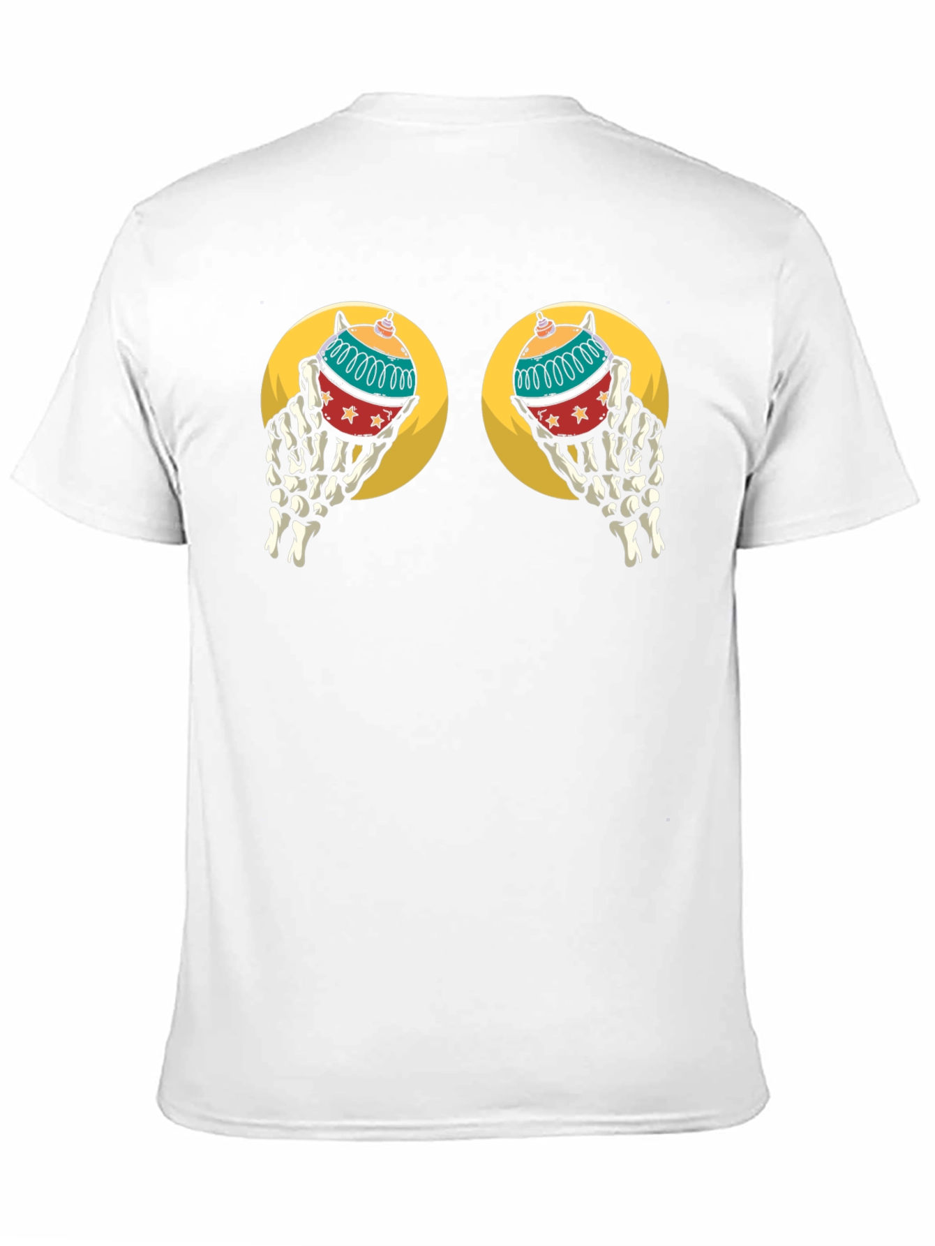 Skeleton Hand Christmas Ornament T-Shirt