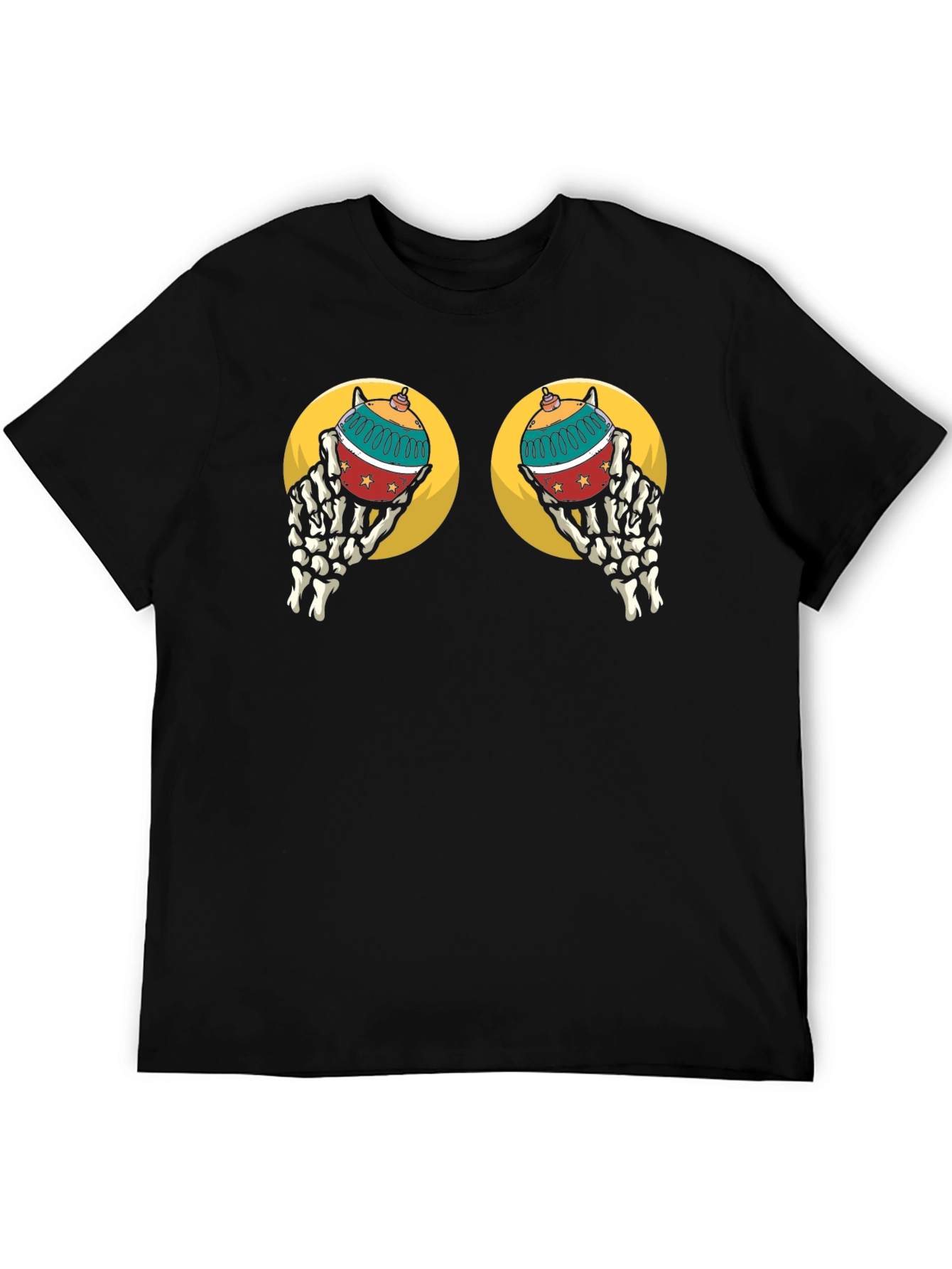 Skeleton Hand Christmas Ornament T-Shirt