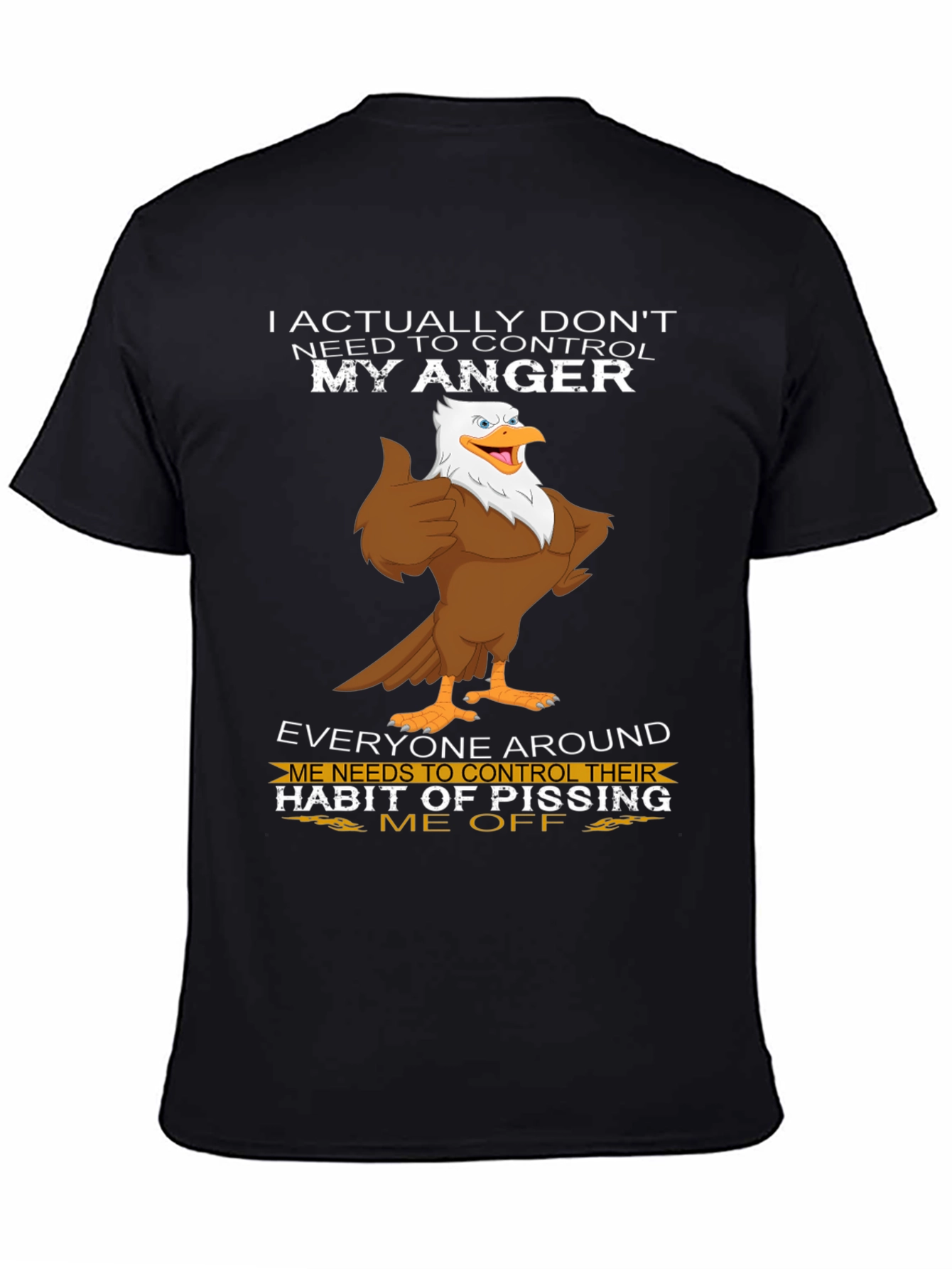 Funny Angry Eagle Graphic Tee