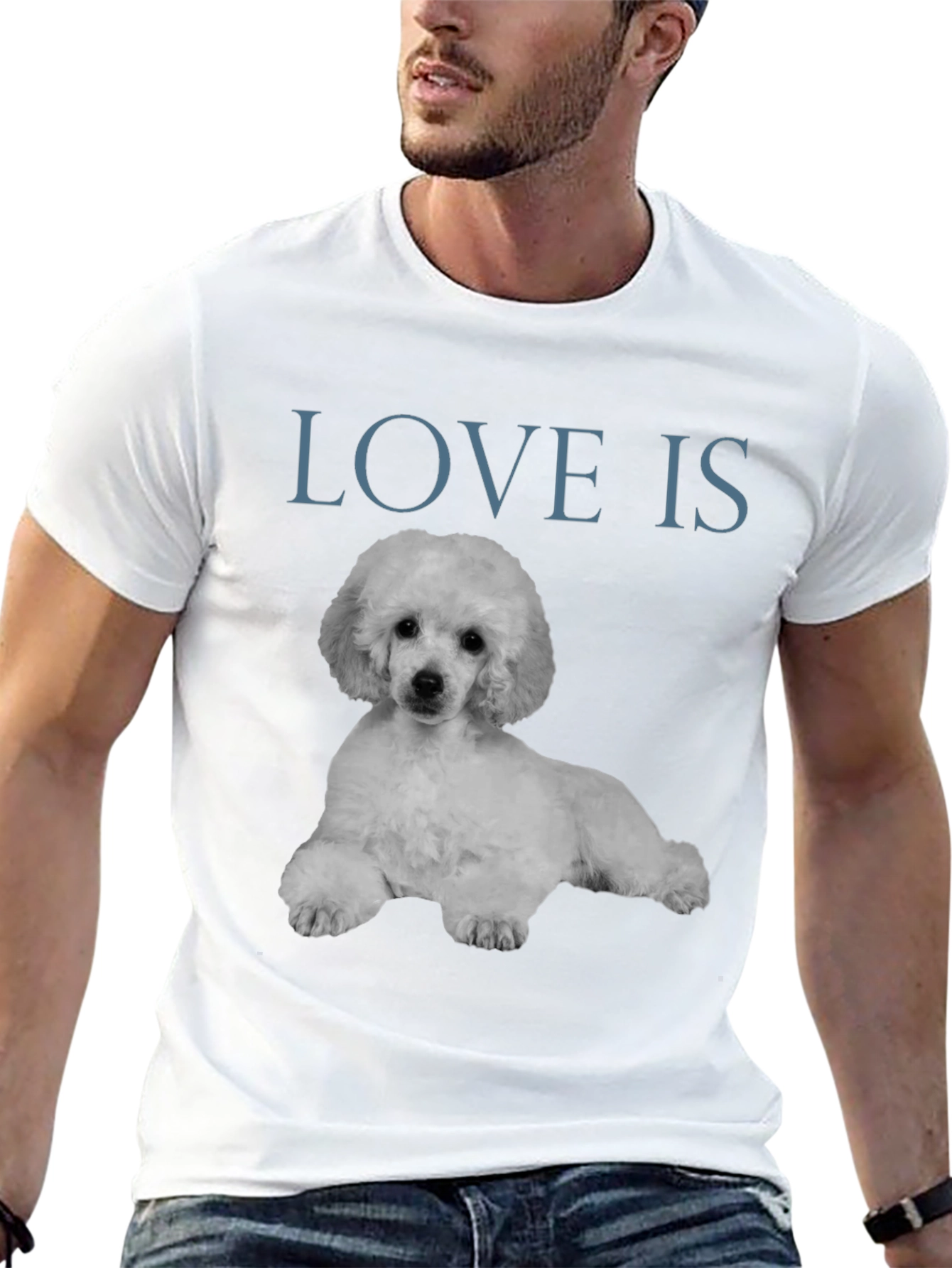 Love Is Poodle T-Shirt - Stylish Graphic Tee