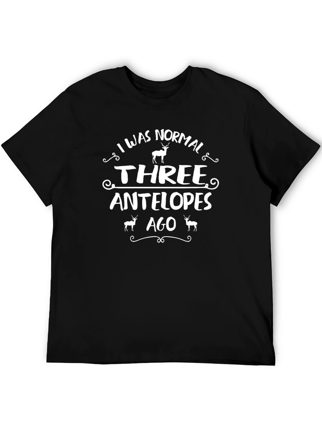 Funny Three Antelopes Ago Graphic T-Shirt