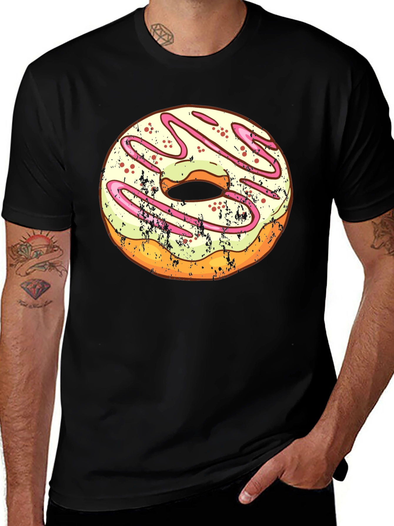 Donut Graphic Tee - Funny Foodie T-Shirt