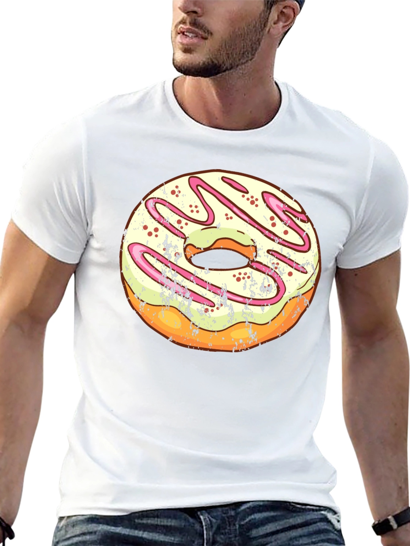 Donut Graphic Tee - Funny Foodie T-Shirt