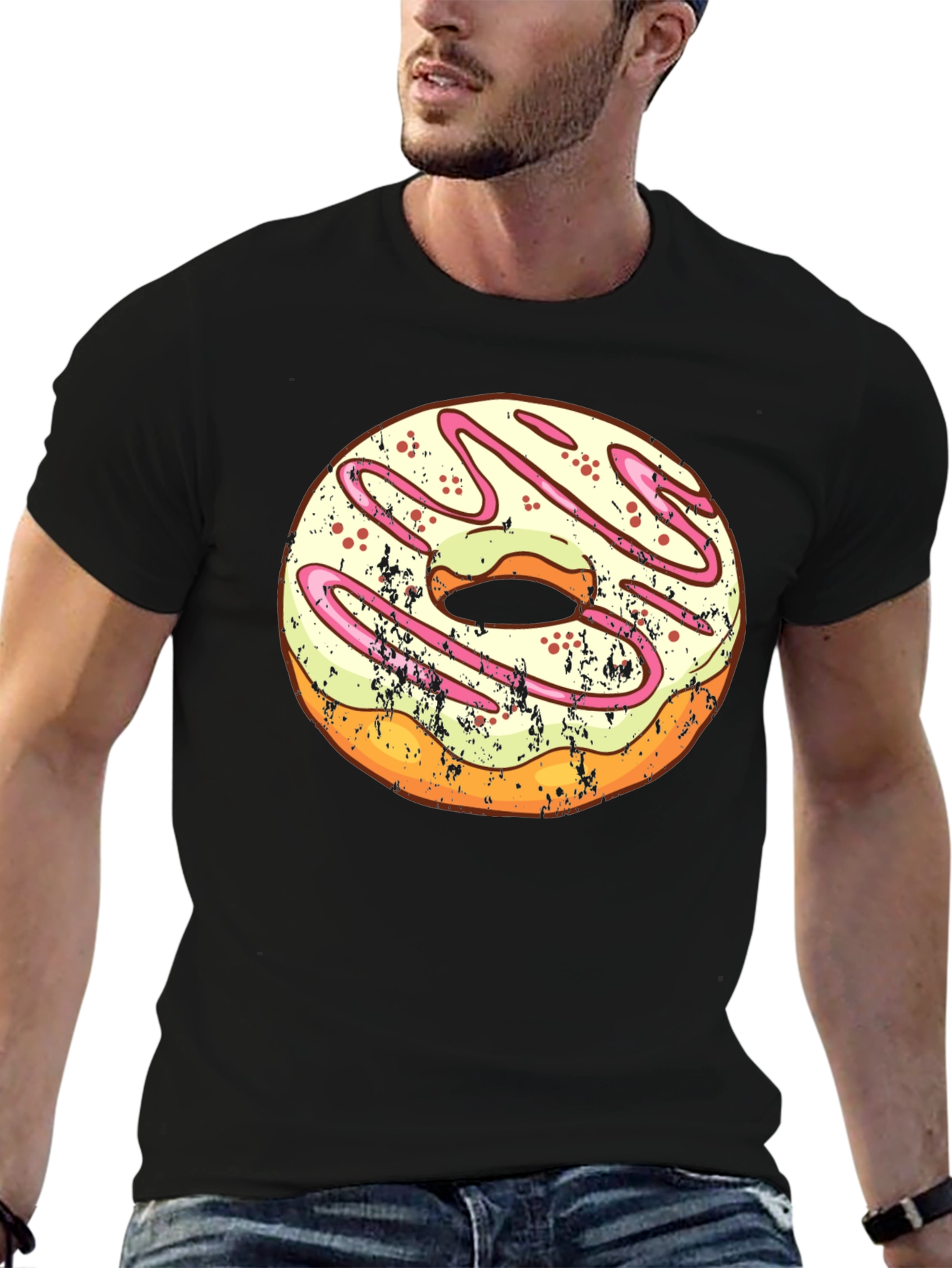 Donut Graphic Tee - Funny Foodie T-Shirt
