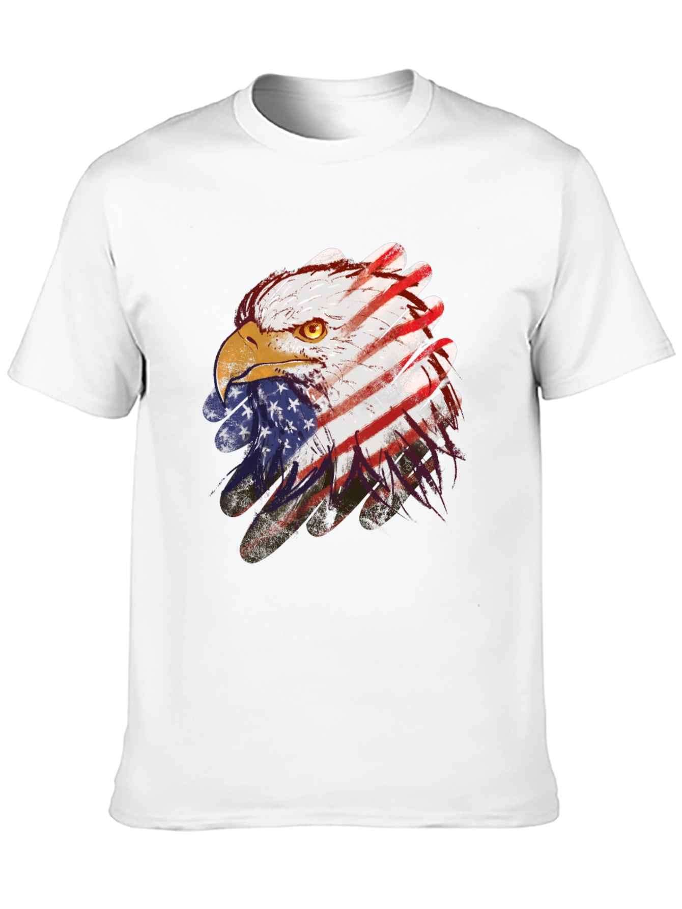 American Eagle Flag Graphic Tee - Patriotic Style
