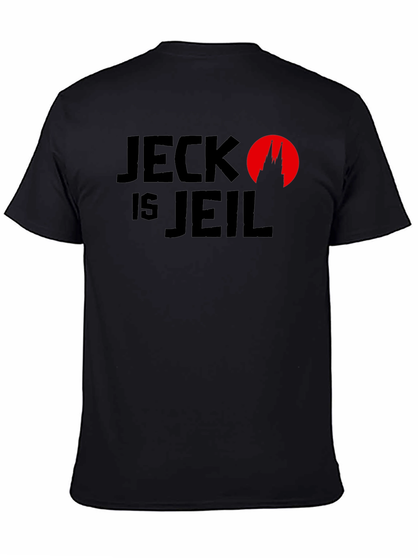Jeck Is Jeil Black Graphic Tee