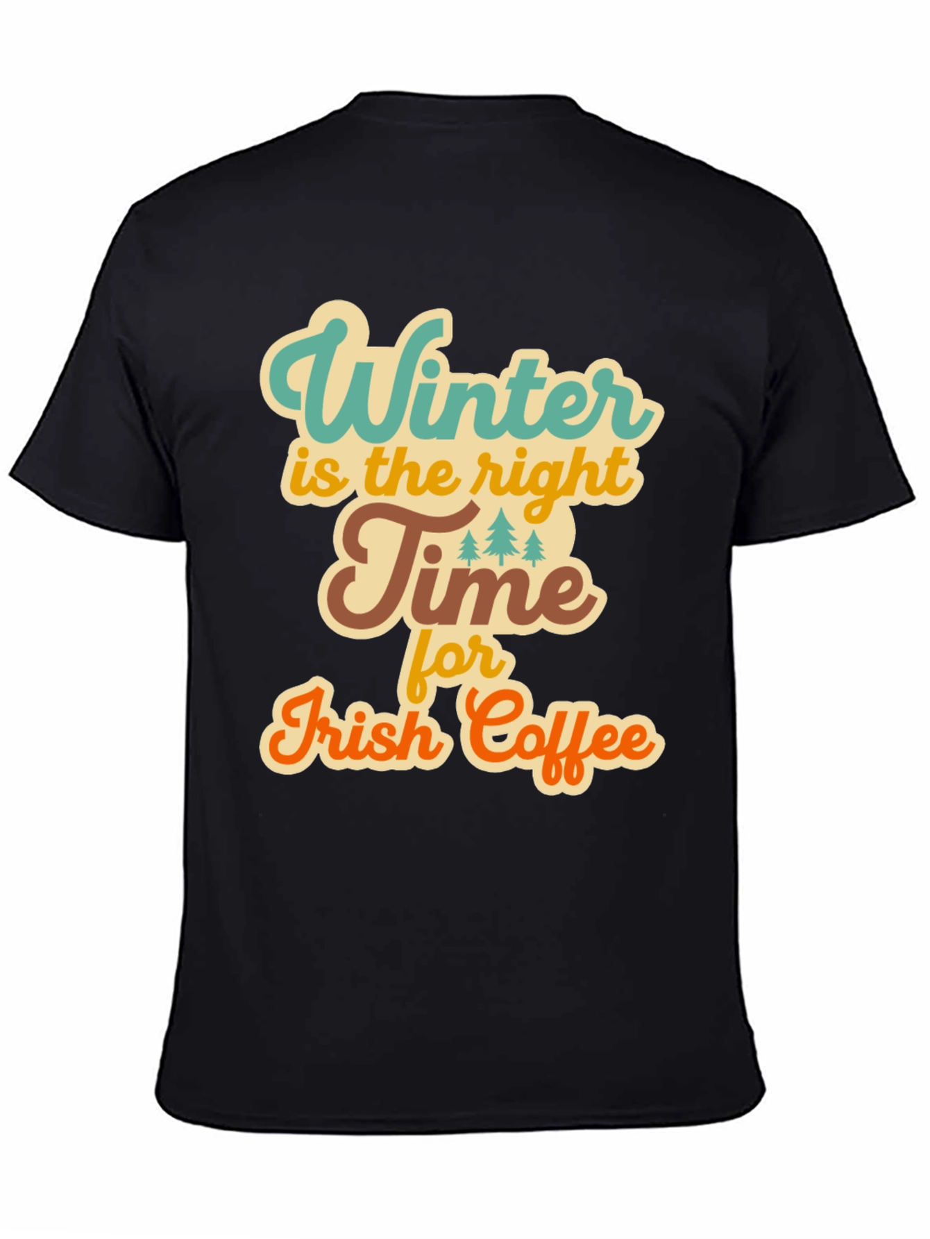 Winter Irish Coffee T-Shirt - Cozy Season Apparel