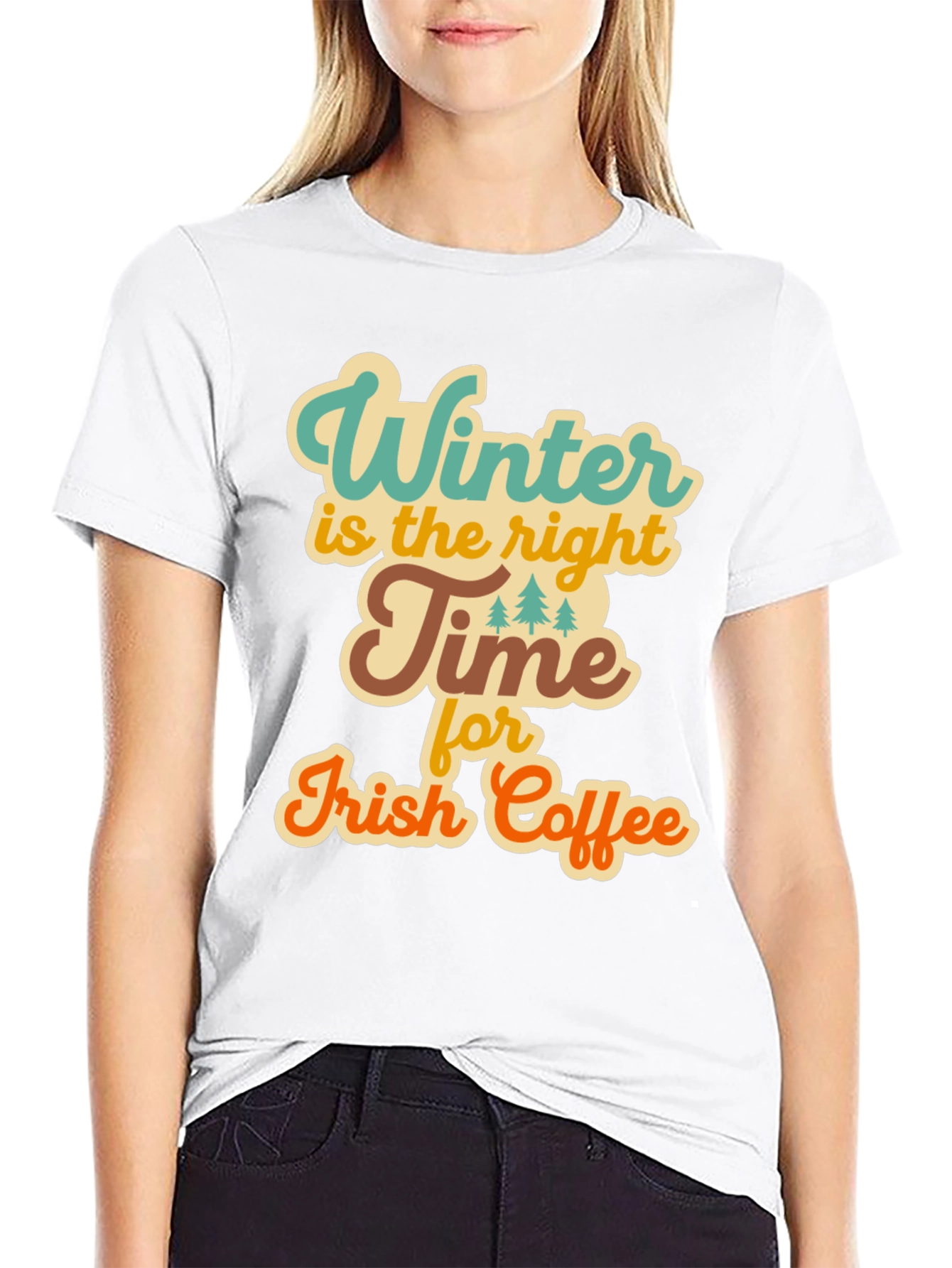 Winter Irish Coffee T-Shirt - Cozy Season Apparel