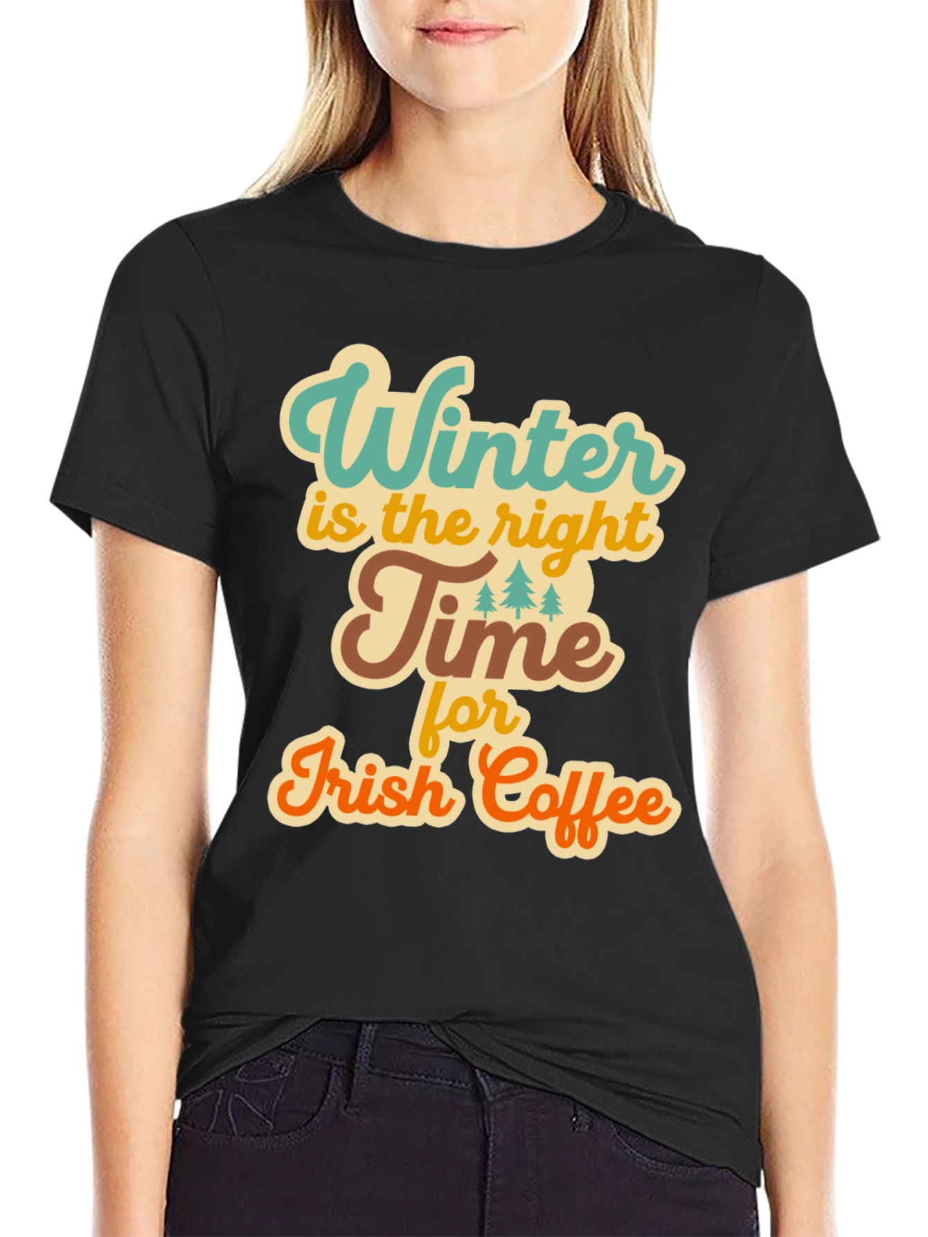 Winter Irish Coffee T-Shirt - Cozy Season Apparel