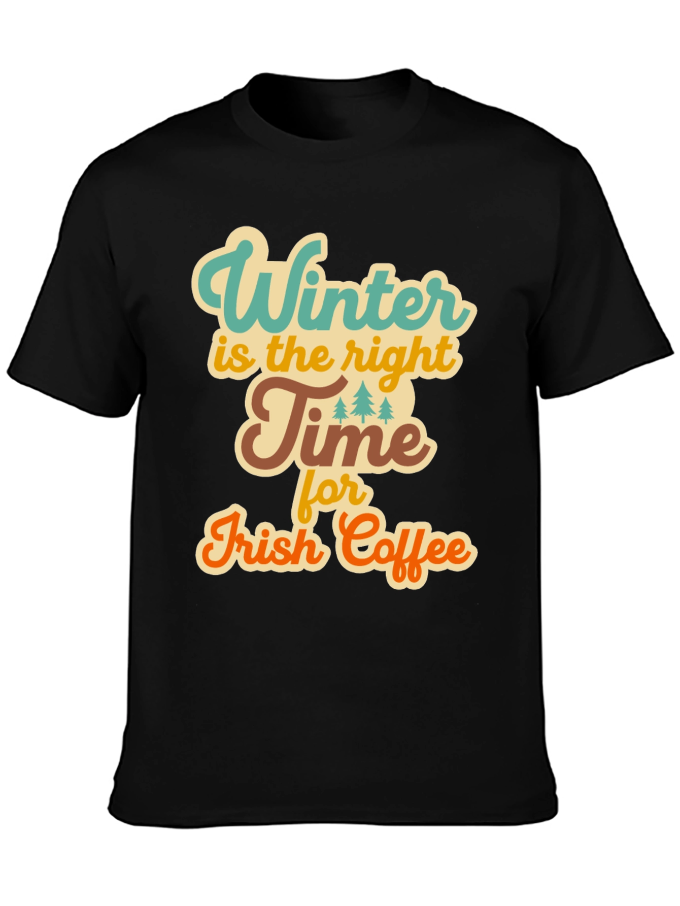 Winter Irish Coffee T-Shirt - Cozy Season Apparel