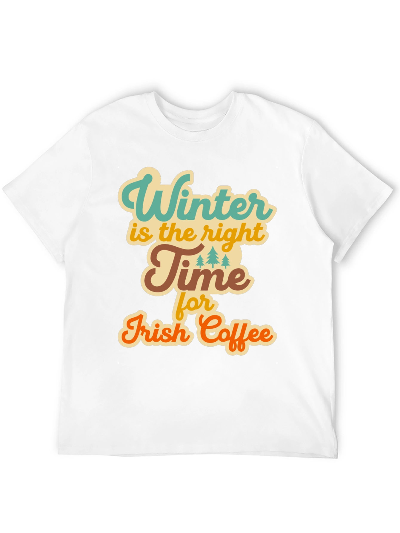 Winter Irish Coffee T-Shirt - Cozy Season Apparel