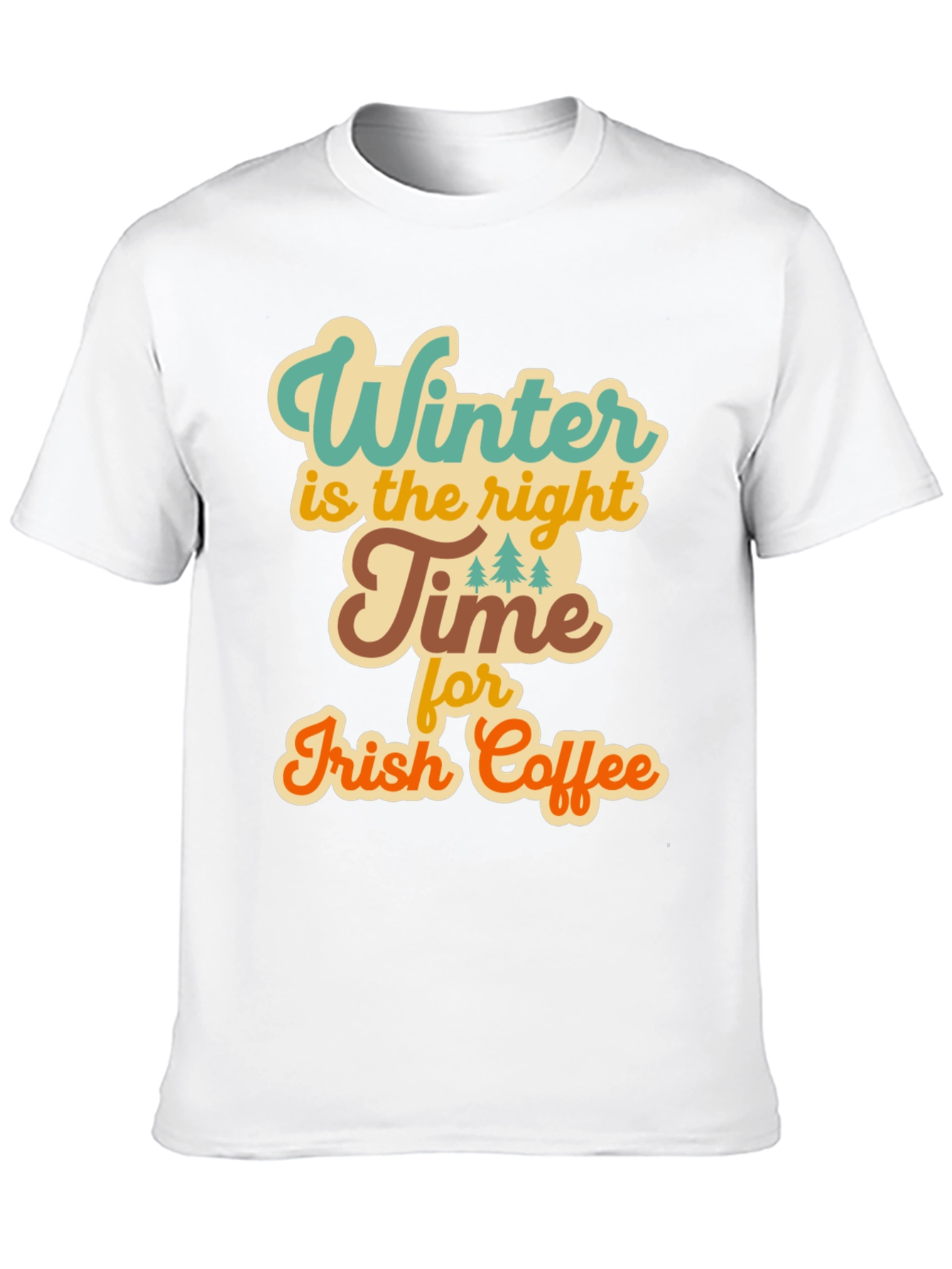 Winter Irish Coffee T-Shirt - Cozy Season Apparel