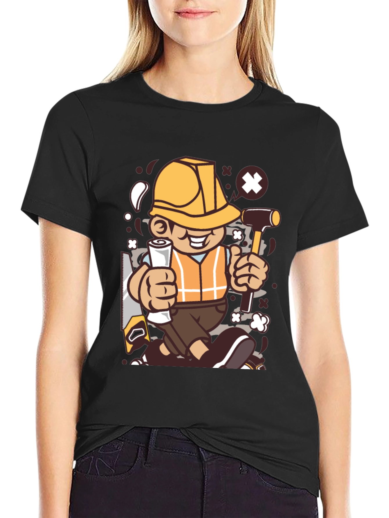 Cartoon Builder T-Shirt