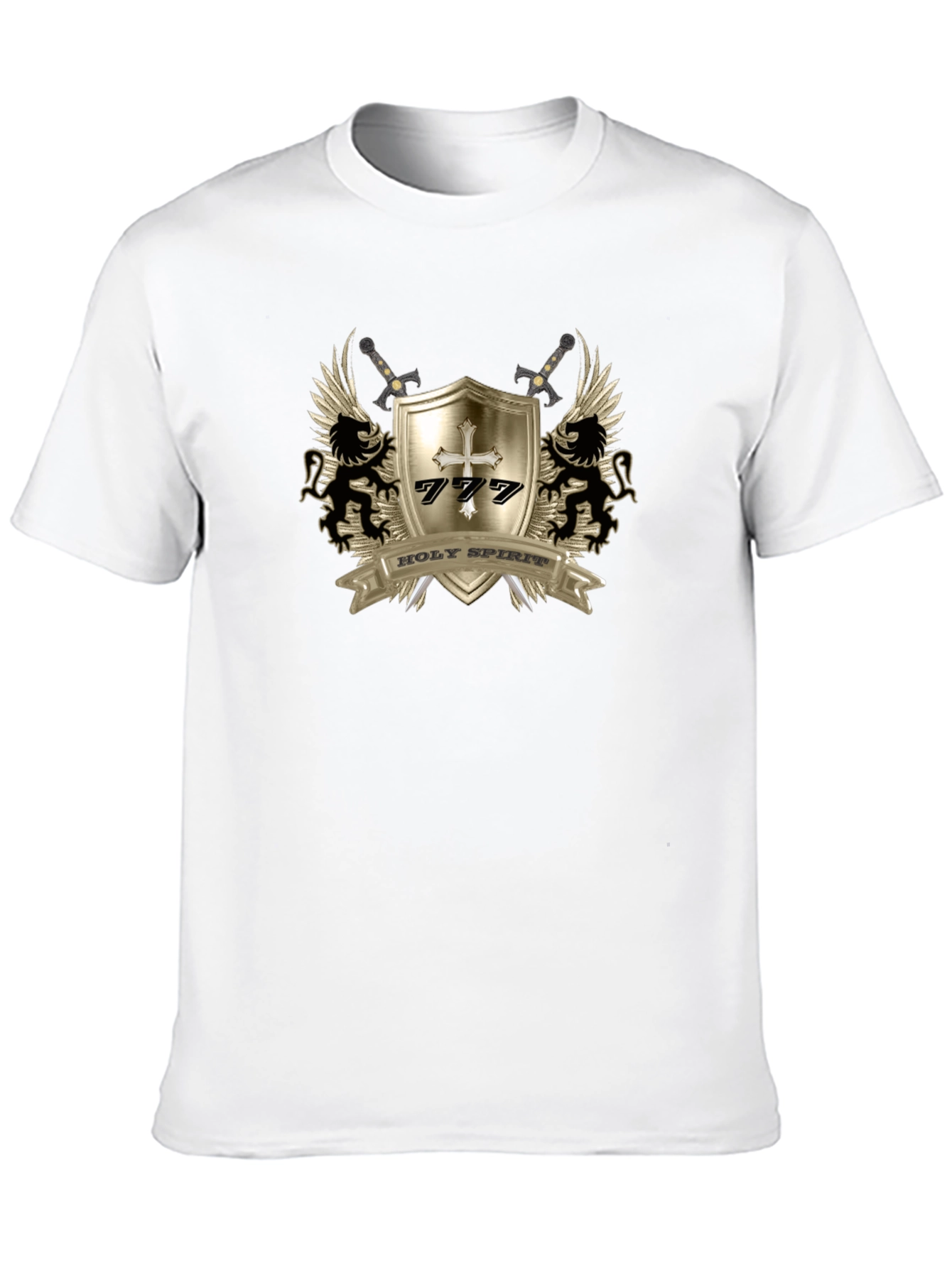 Holy Spirit Crest T-Shirt - Black