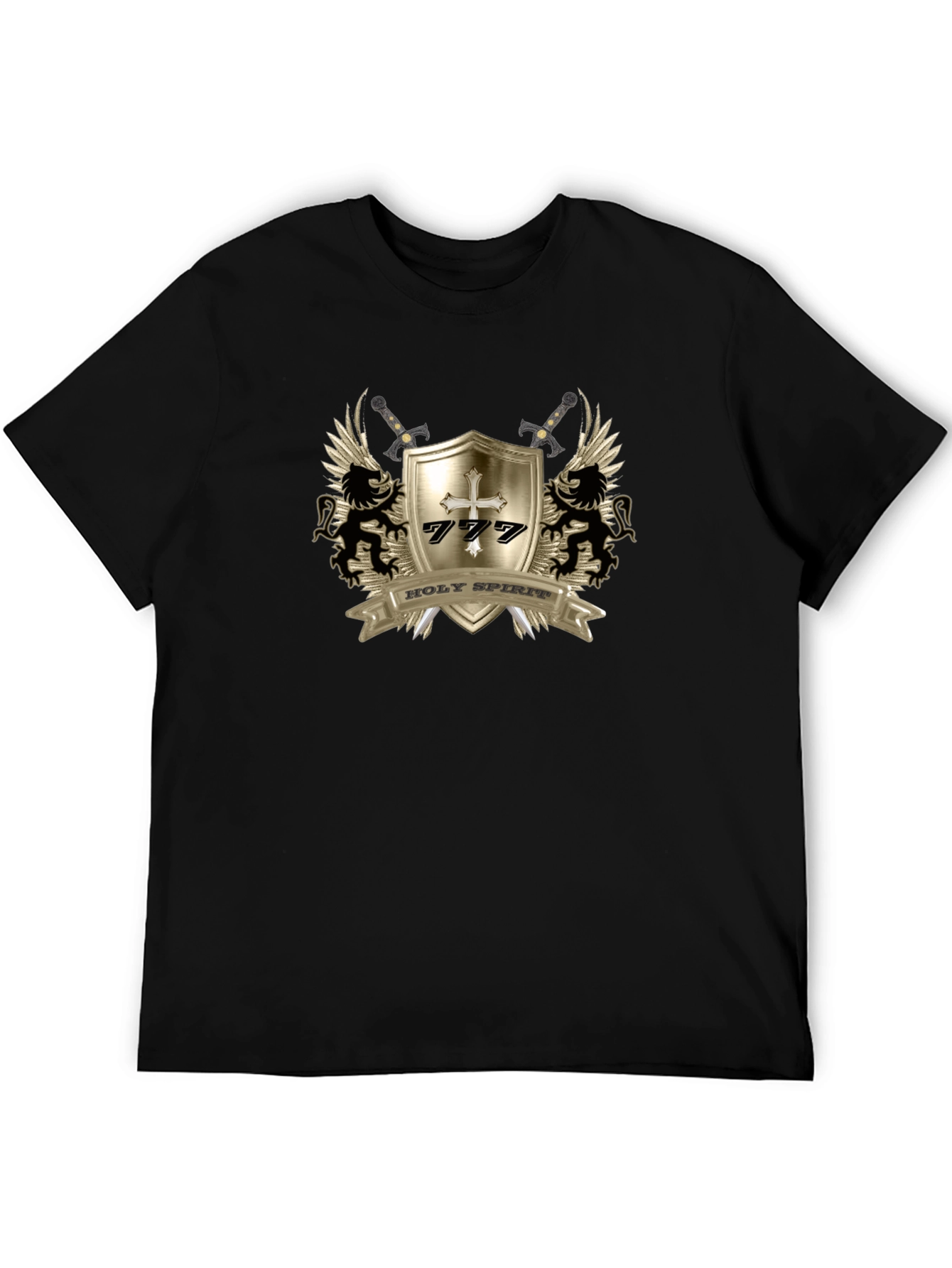 Holy Spirit Crest T-Shirt - Black