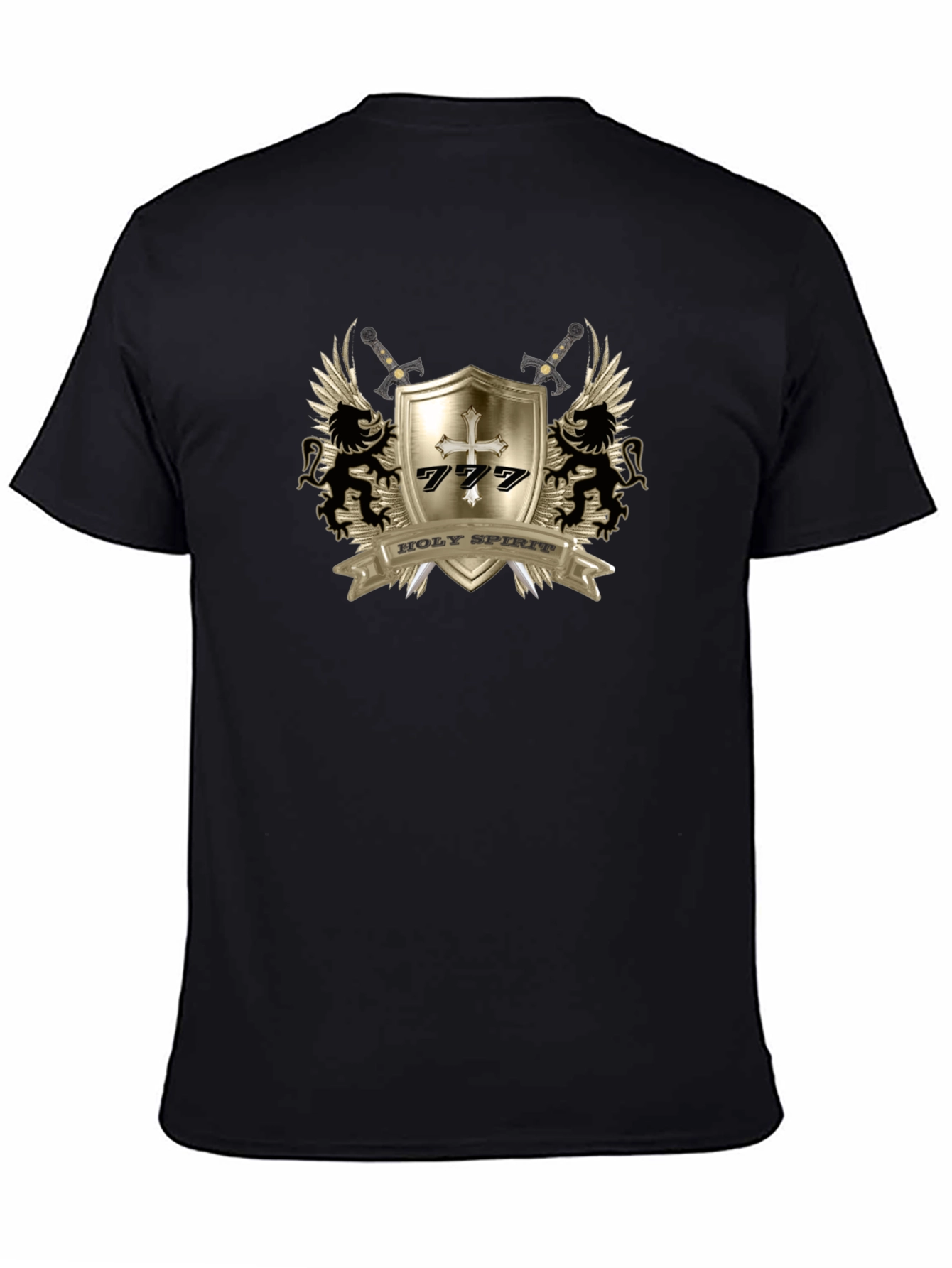 Holy Spirit Crest T-Shirt - Black