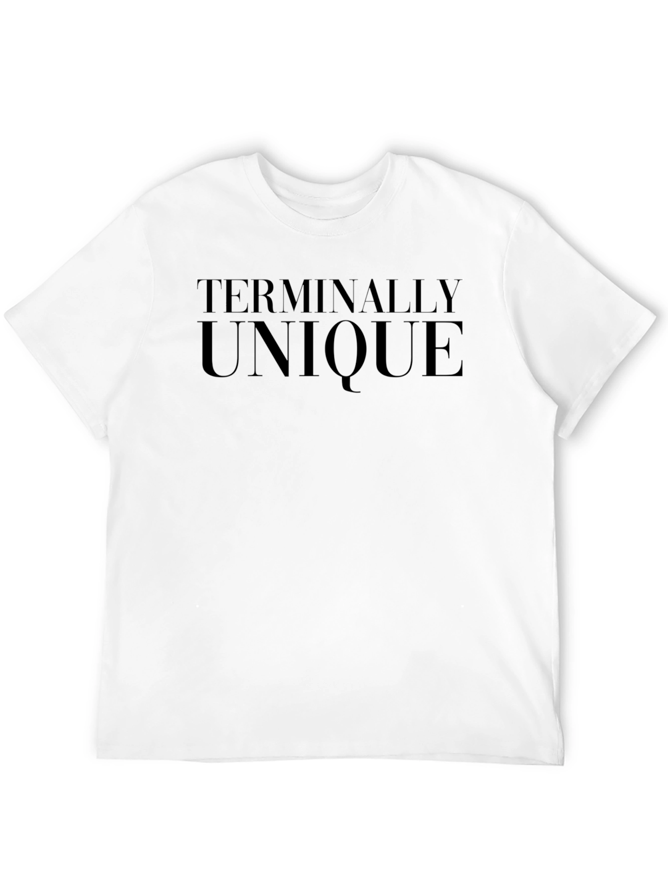 Terminally Unique Black Graphic Tee Shirt