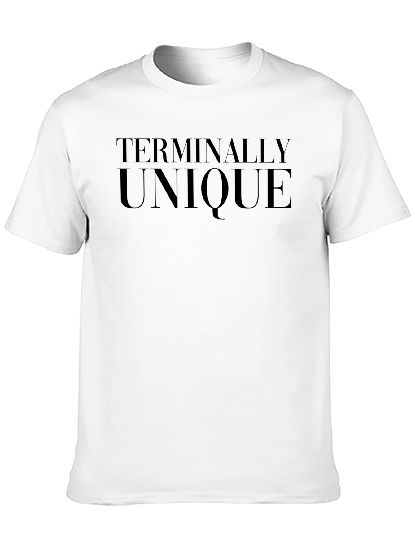Terminally Unique Black Graphic Tee Shirt