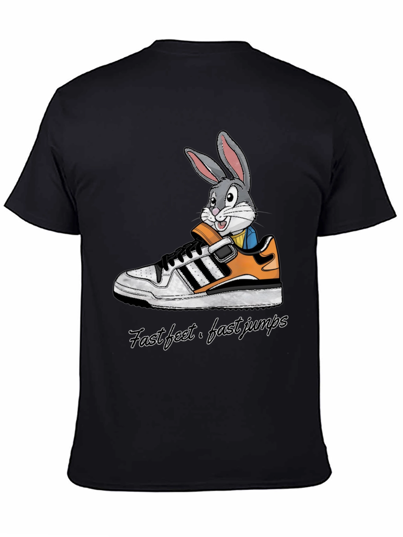 Cartoon Bunny in Sneaker T-Shirt