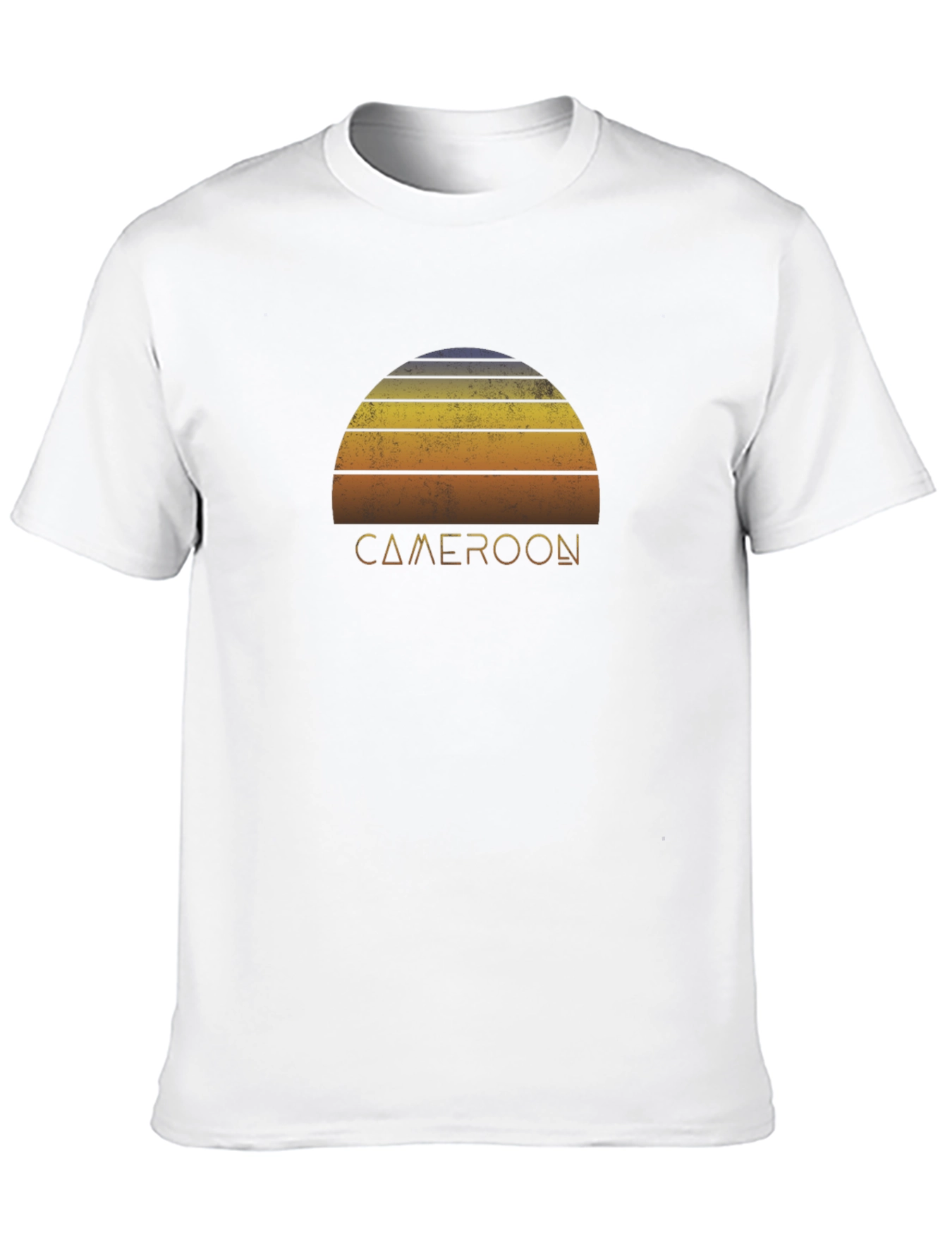 Cameroon Retro Sunset T-Shirt - Classic Fit