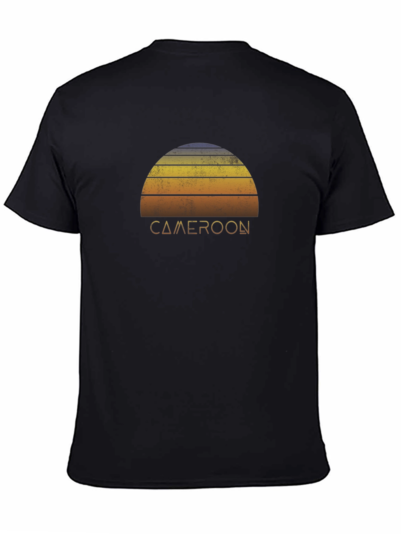 Cameroon Retro Sunset T-Shirt - Classic Fit