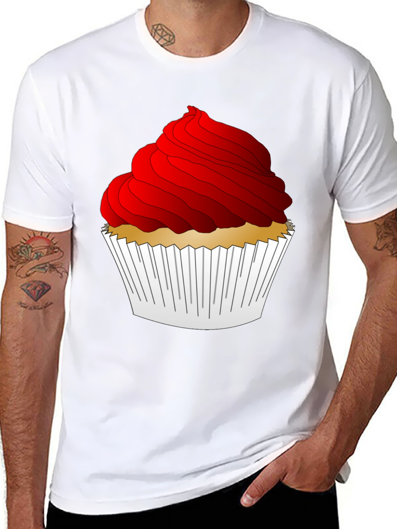 Cupcake Graphic Tee - Sweet Tooth T-Shirt