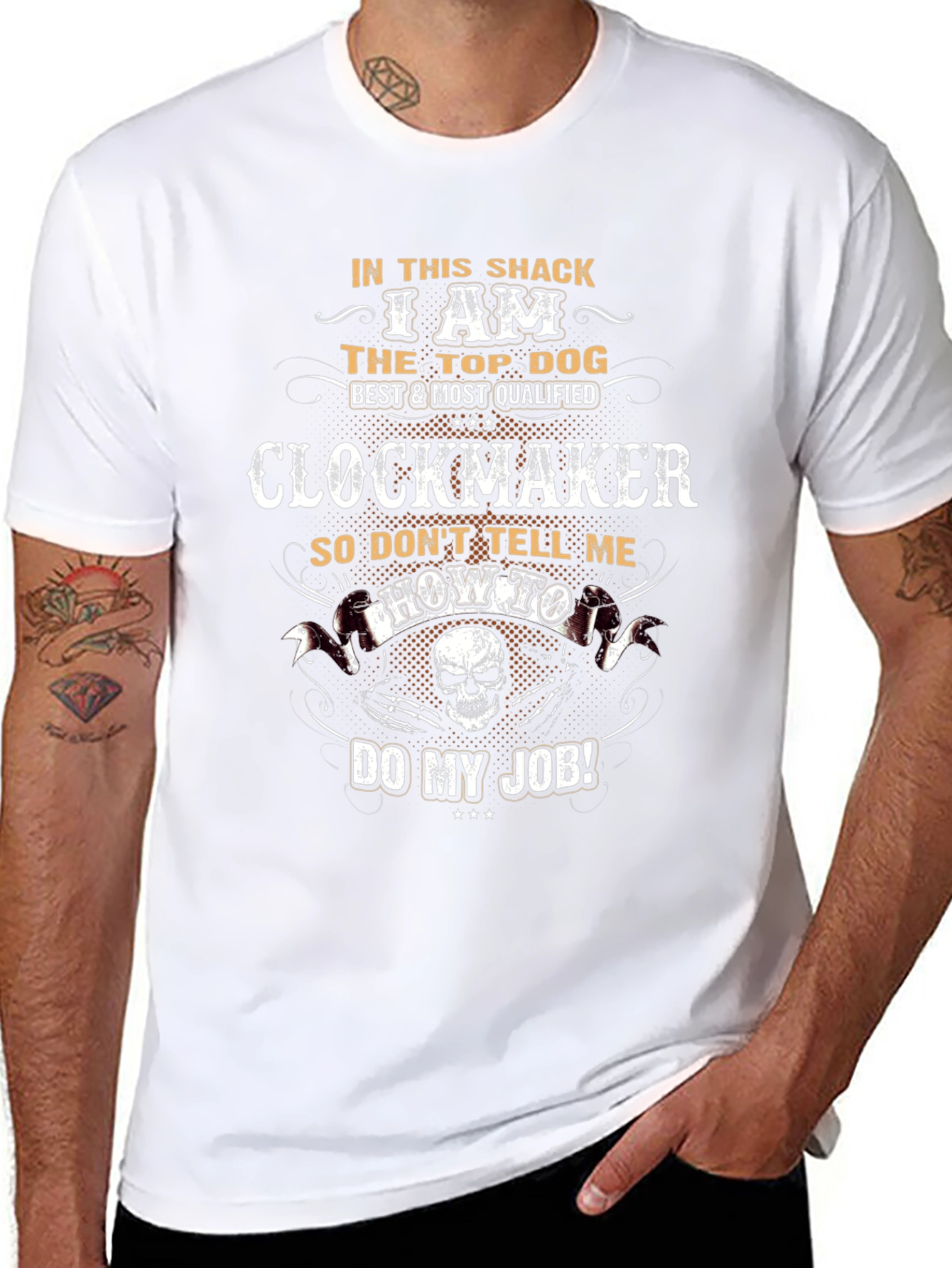 Clockmaker T-Shirt: Top Dog Best & Most Qualified