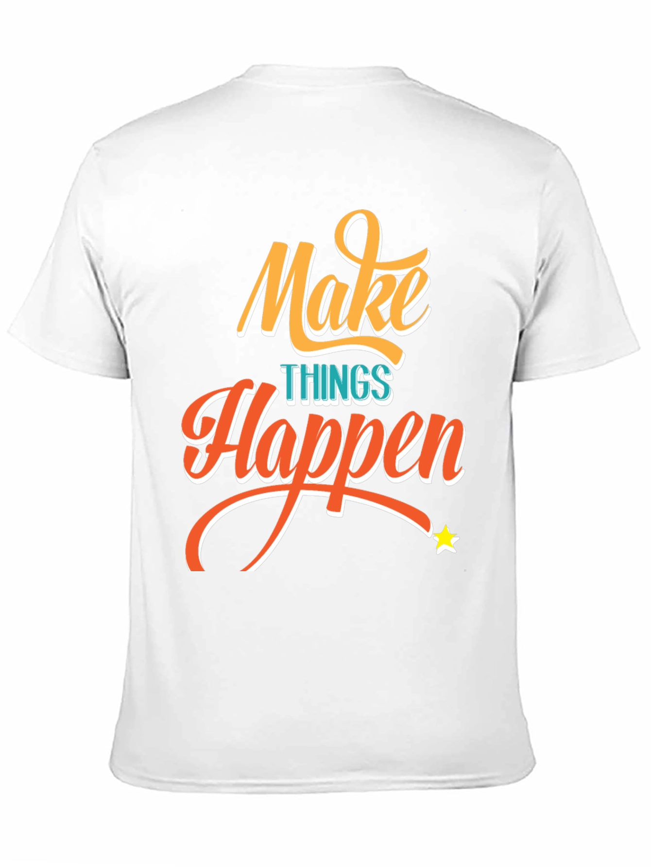 Make Things Happen Graphic Tee - Black T-Shirt