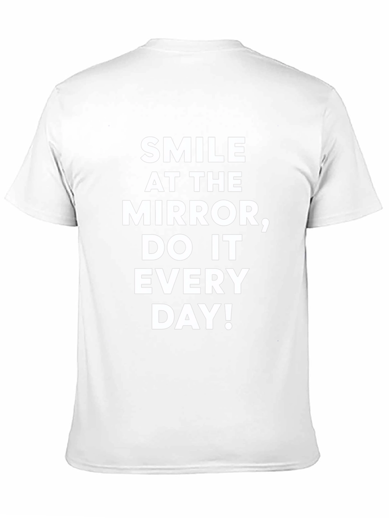 Smile at the Mirror Mens Graphic T-Shirt