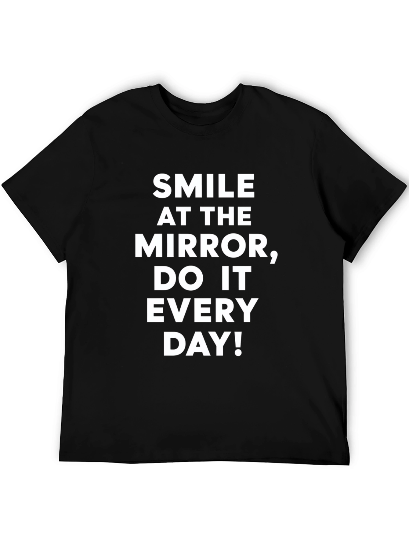 Smile at the Mirror Mens Graphic T-Shirt