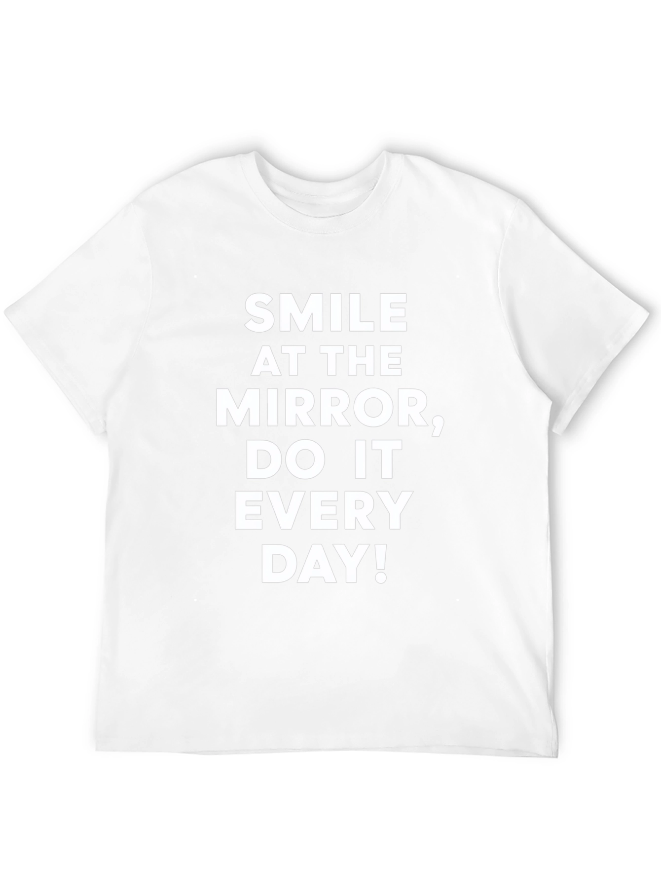 Smile at the Mirror Mens Graphic T-Shirt