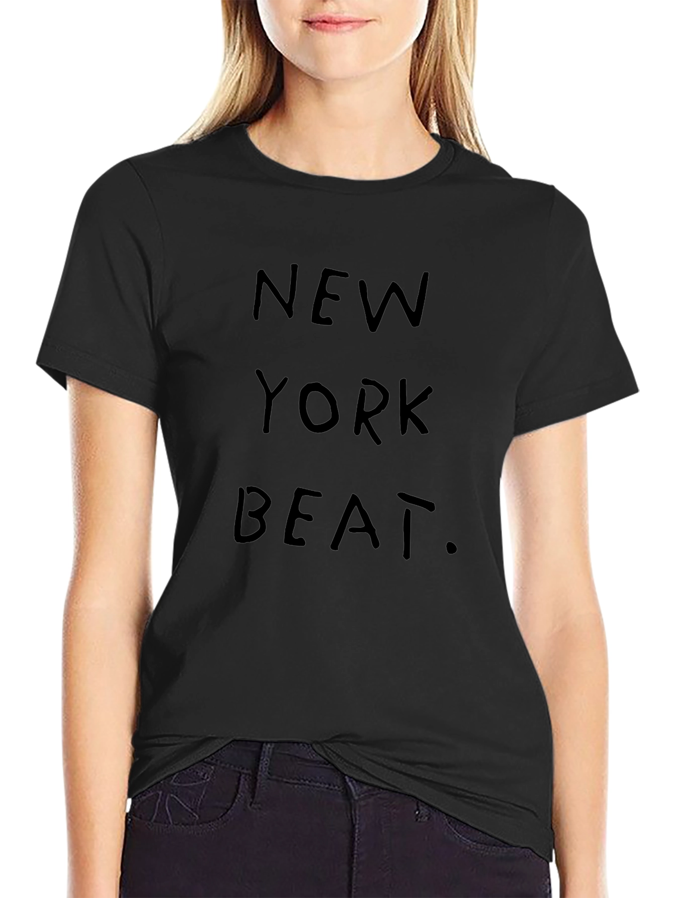 New York Beat Black Graphic Tee