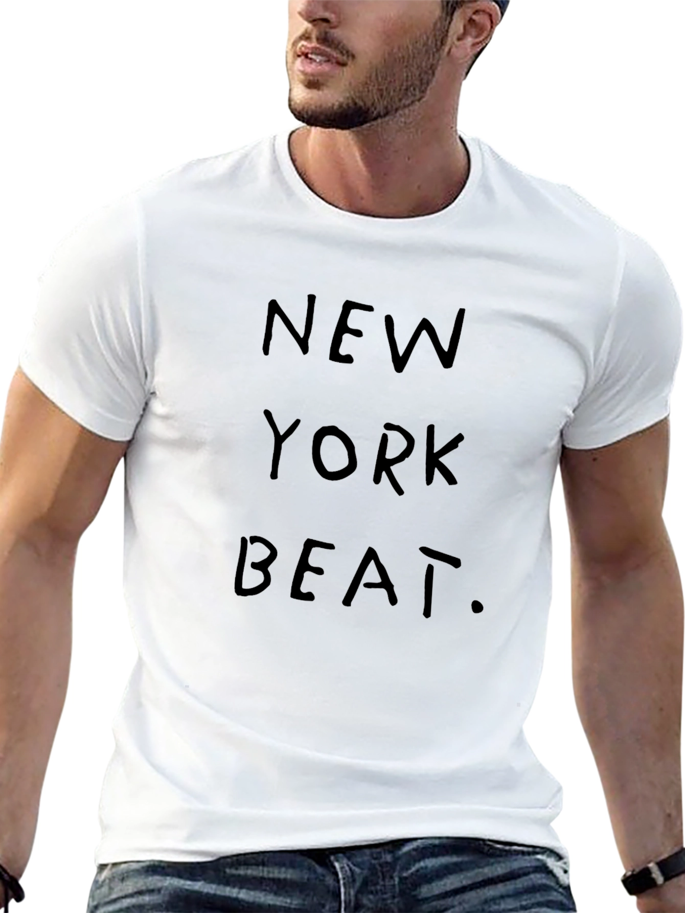 New York Beat Black Graphic Tee