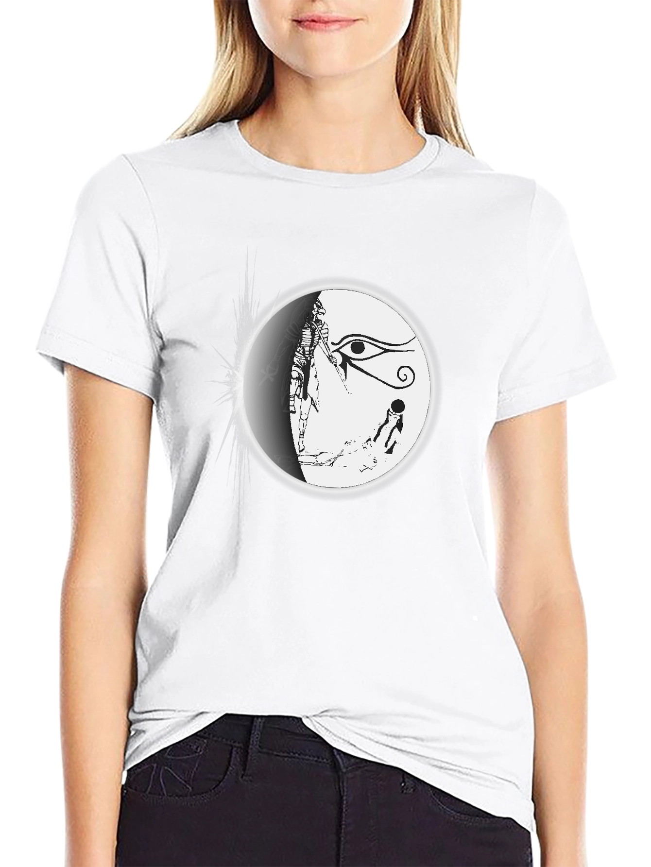 Egyptian Eye T-Shirt - Black Graphic Tee