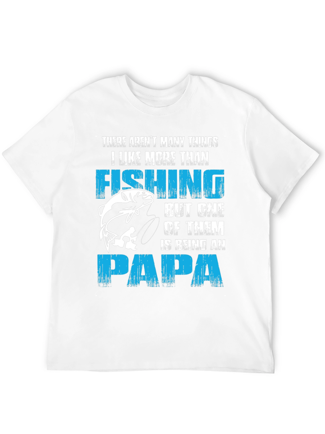 Fishing Papa T-Shirt -  Fathers Day Gift