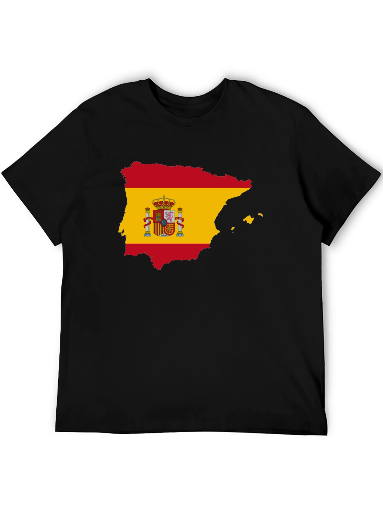 Spain Flag Map Graphic T-Shirt