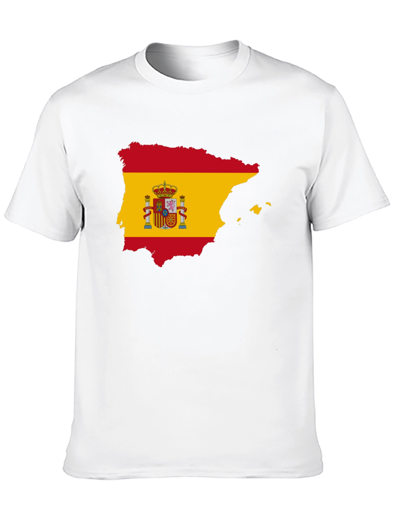 Spain Flag Map Graphic T-Shirt