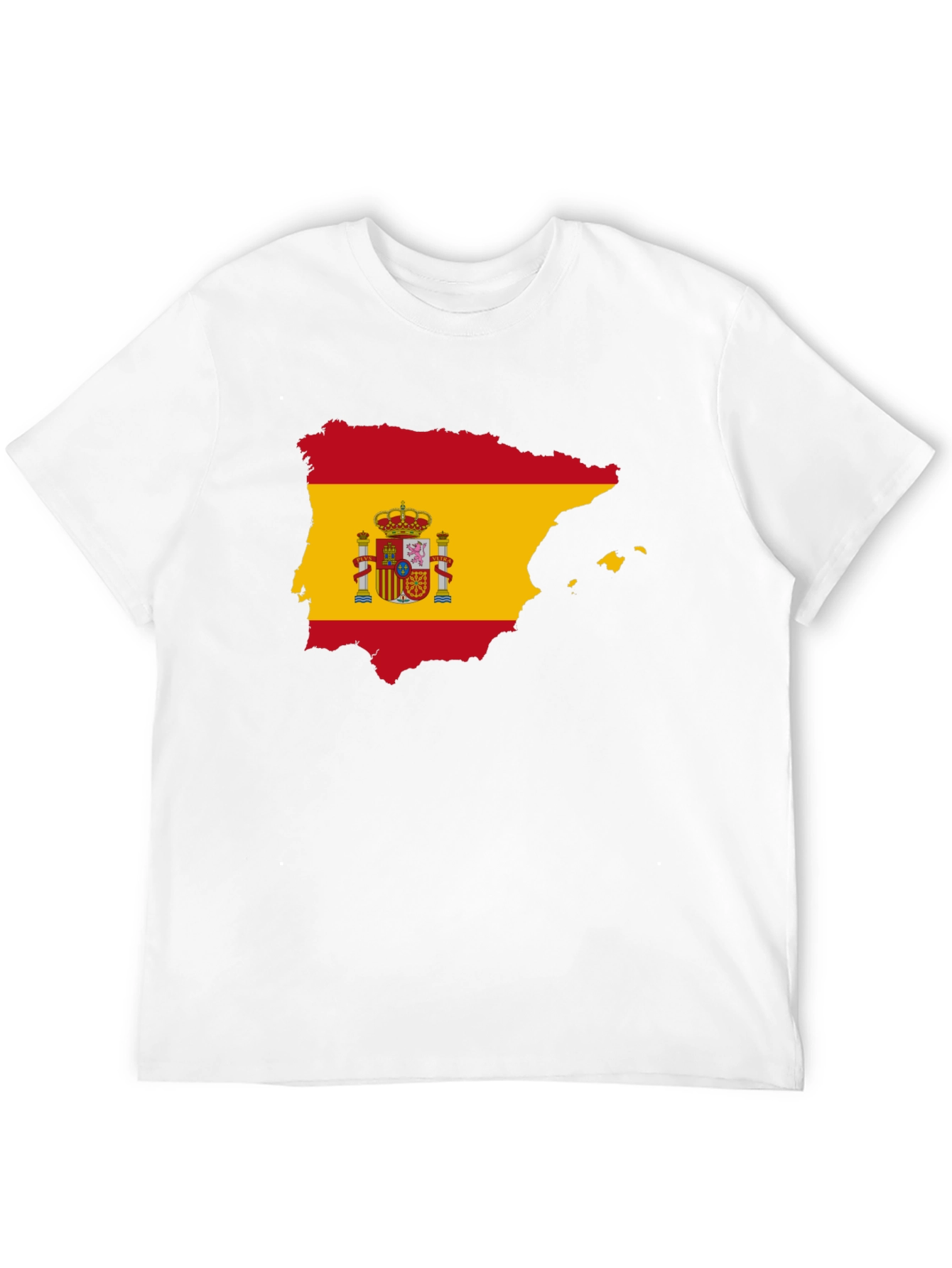 Spain Flag Map Graphic T-Shirt
