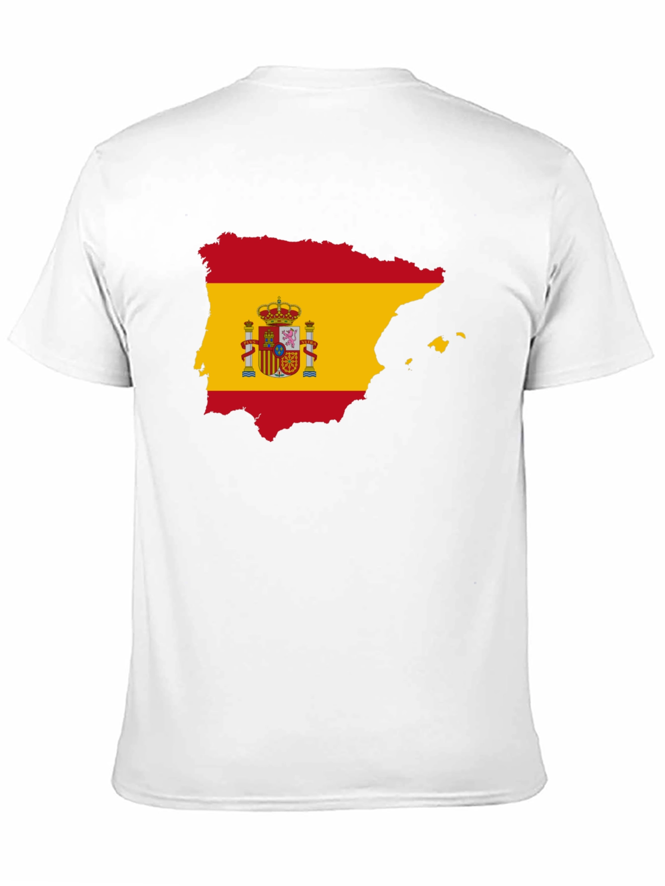 Spain Flag Map Graphic T-Shirt