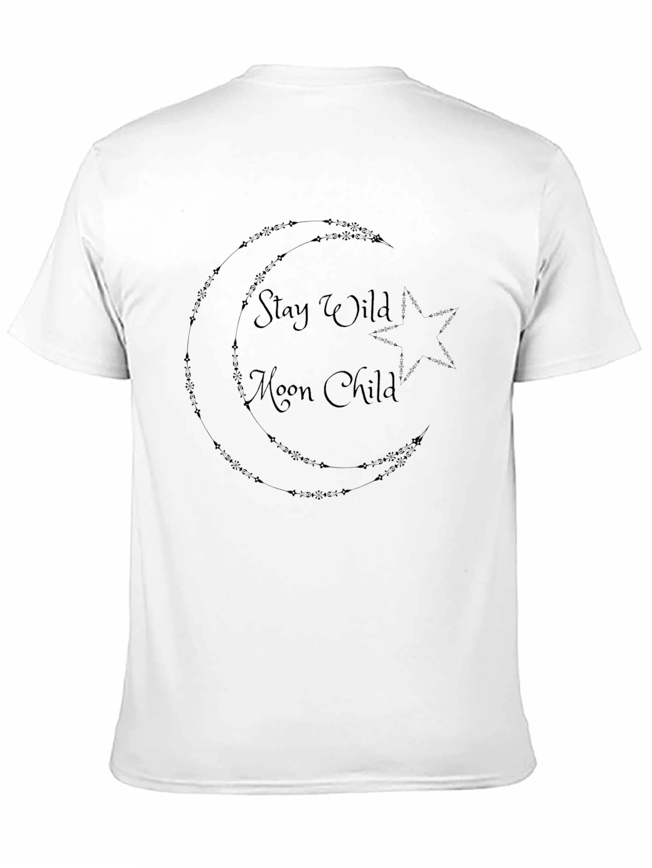 Stay Wild Moon Child Graphic Tee - Black