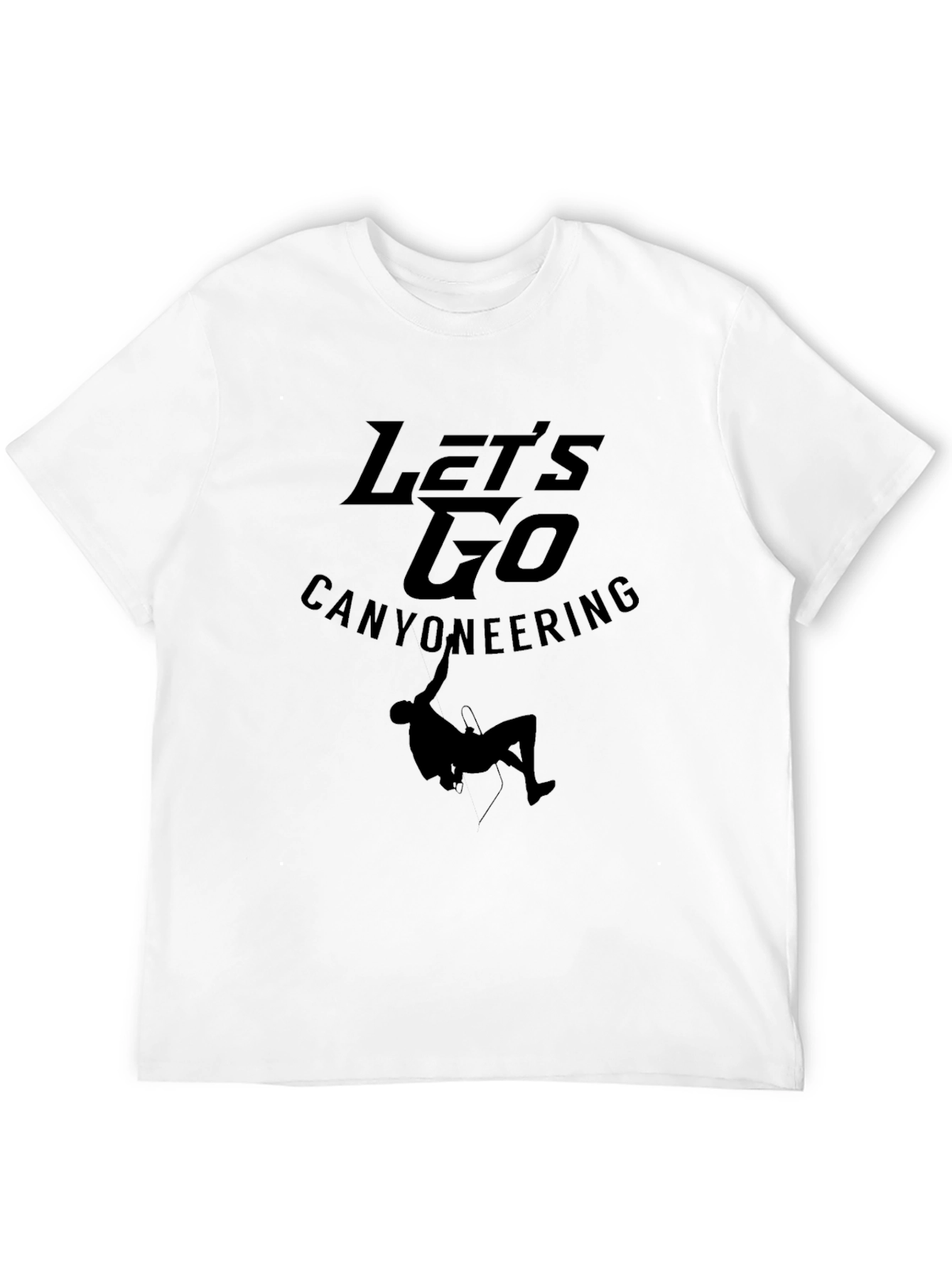 Lets Go Canyoneering Black T-Shirt