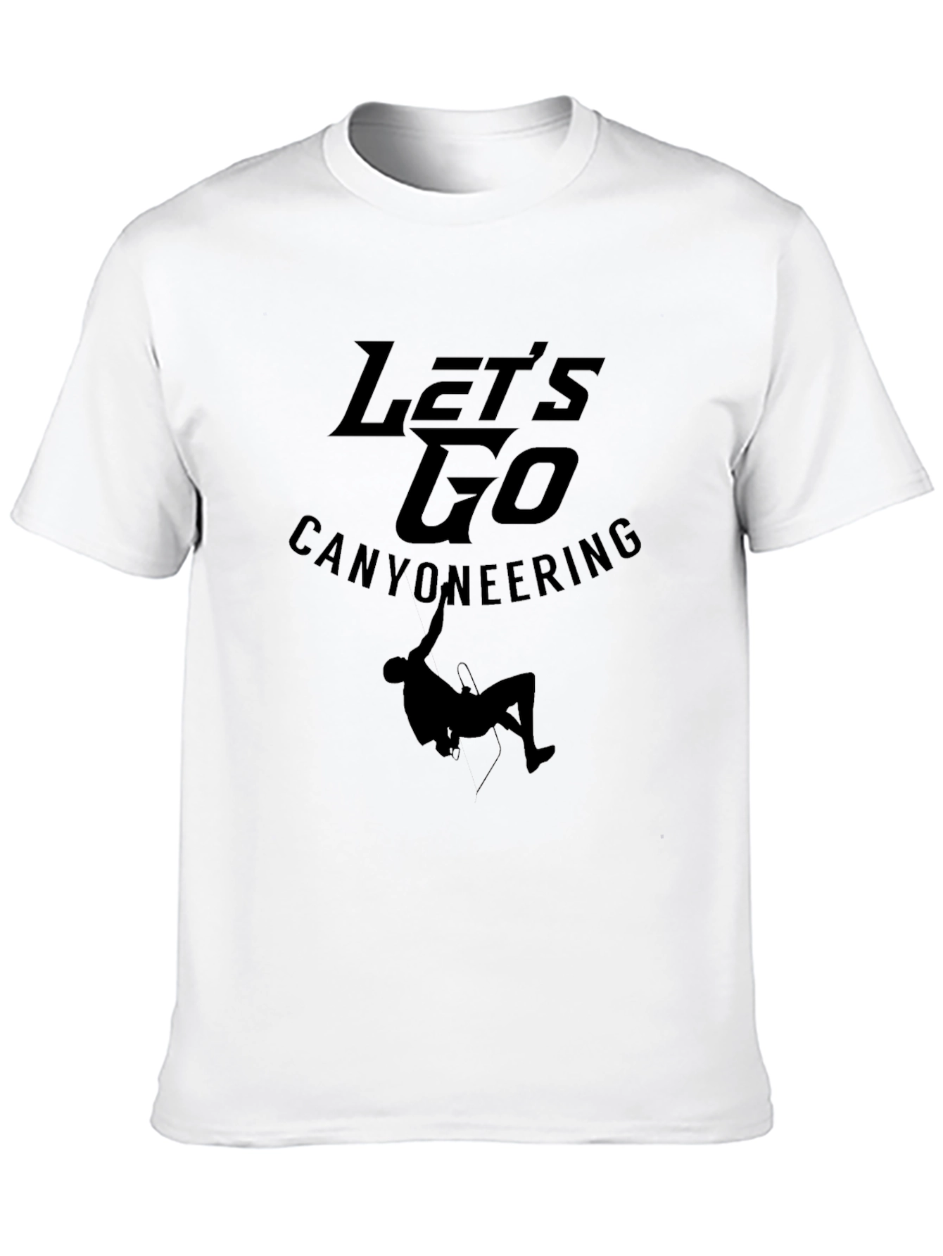 Lets Go Canyoneering Black T-Shirt