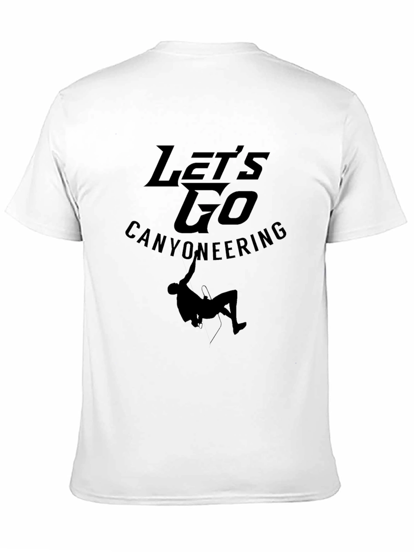 Lets Go Canyoneering Black T-Shirt