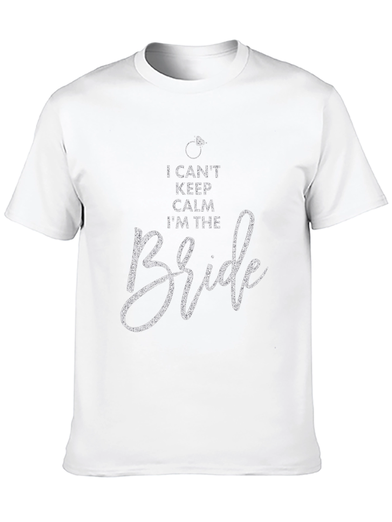 I Cant Keep Calm Im the Bride Black T-Shirt