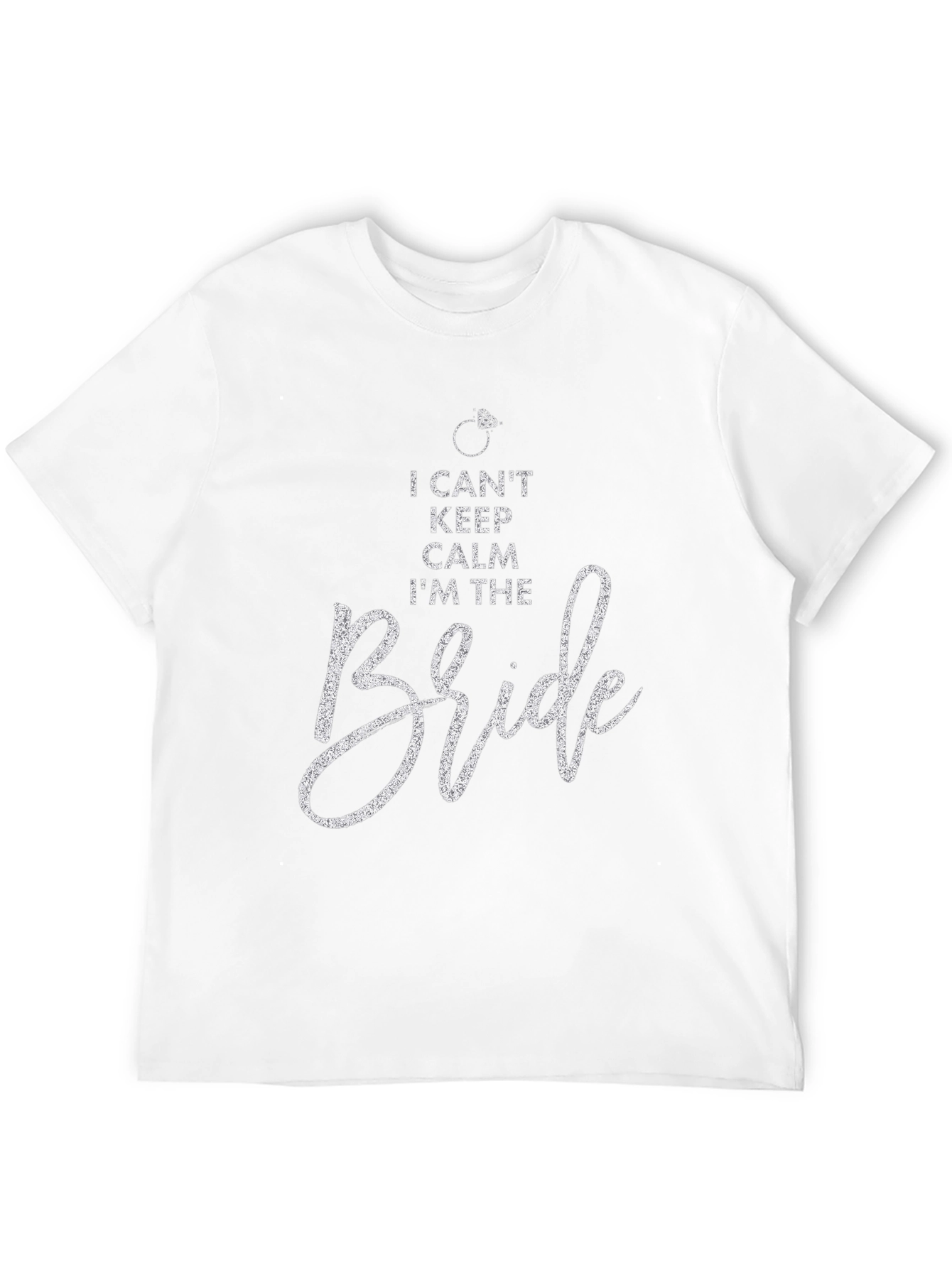 I Cant Keep Calm Im the Bride Black T-Shirt