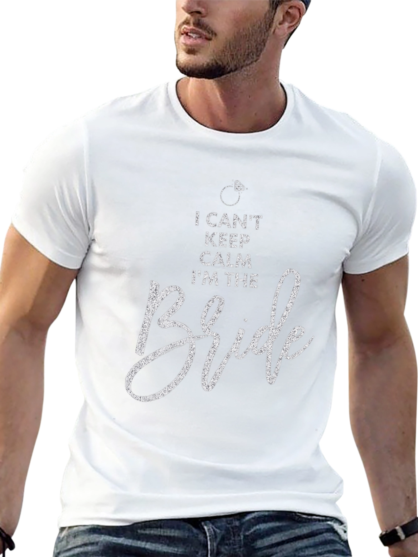 I Cant Keep Calm Im the Bride Black T-Shirt