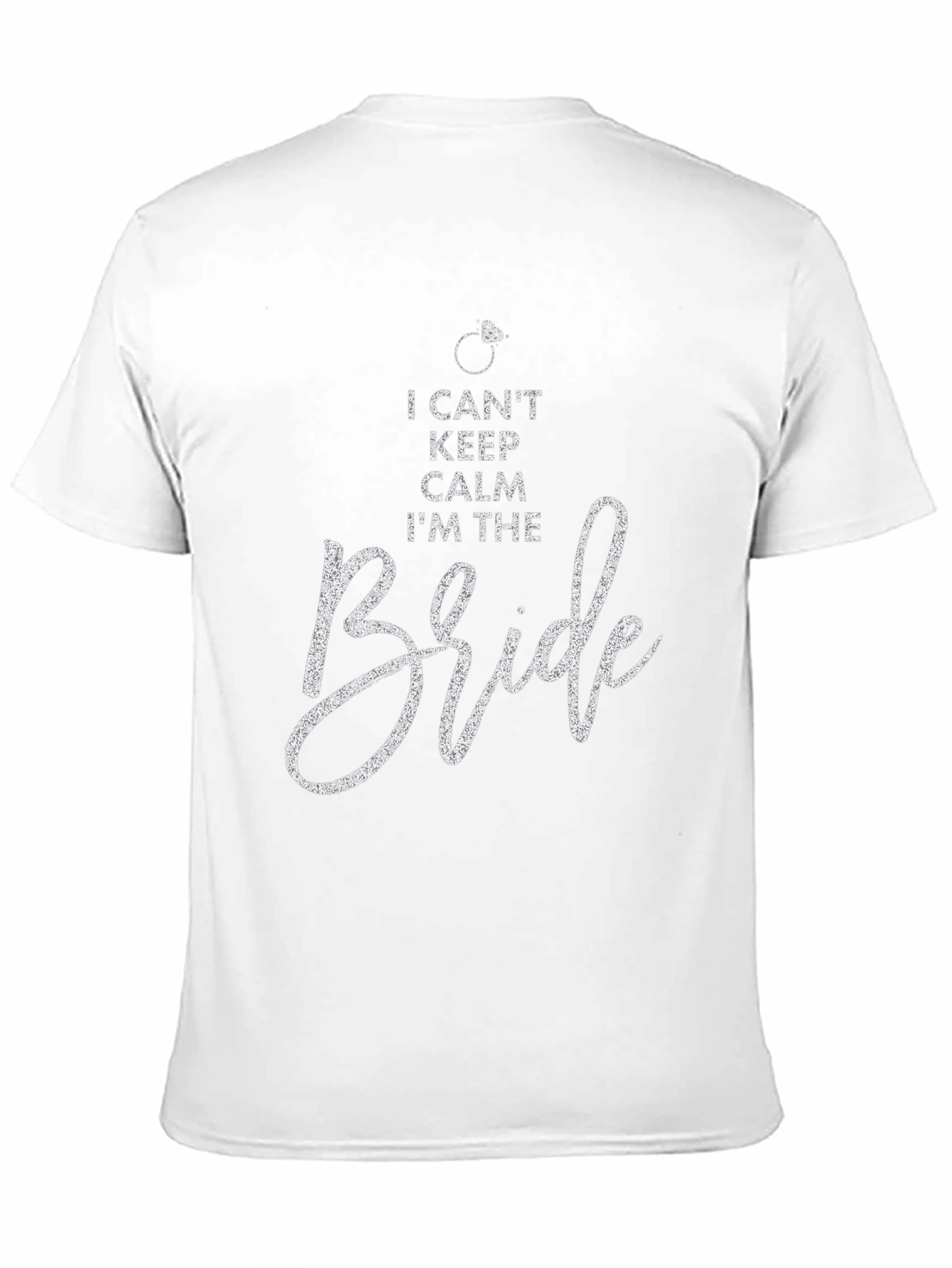 I Cant Keep Calm Im the Bride Black T-Shirt